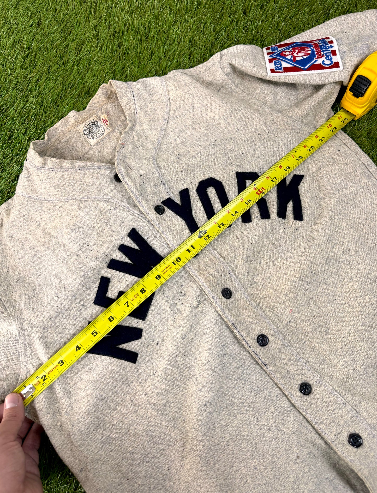 New York Yankees 1939 Lou Gehrig MLB Baseball Jersey (36/Medium)