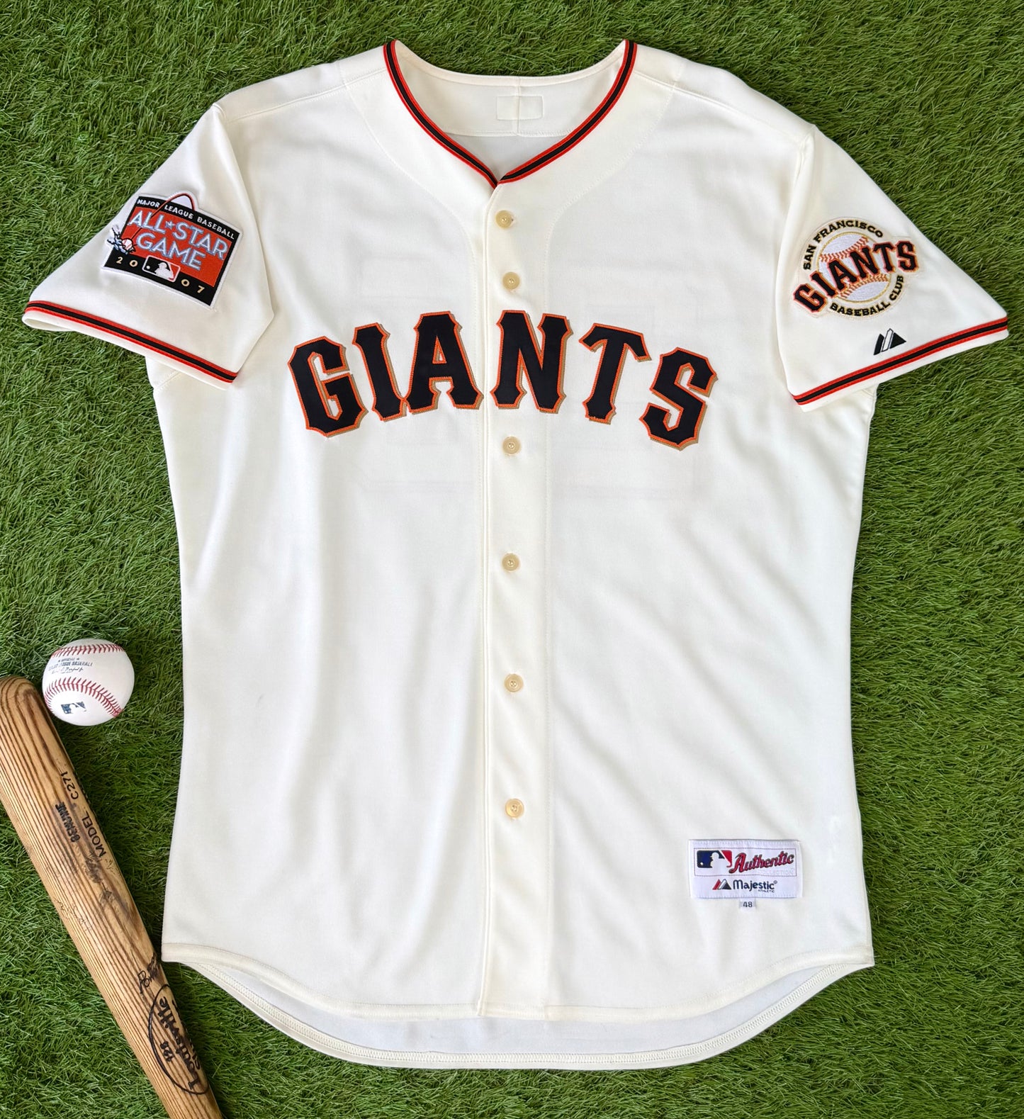 San Francisco Giants Barry Bonds 2007 MLB Baseball Jersey (48/XL)