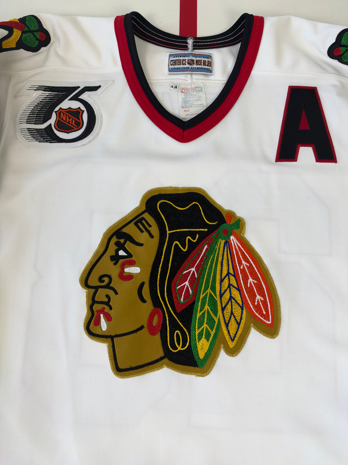 Chicago Blackhawks Steve Larmer 1991-1992 NHL Hockey Jersey (44/Medium)