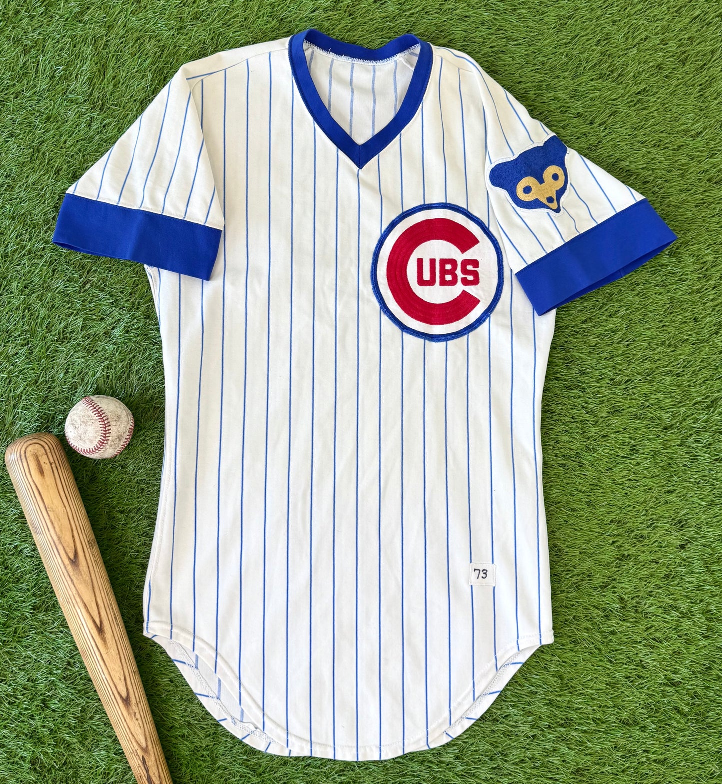 Chicago Cubs Adrian Garrett 1973 Game Worn MLB Baseball Jersey (40/Medium)