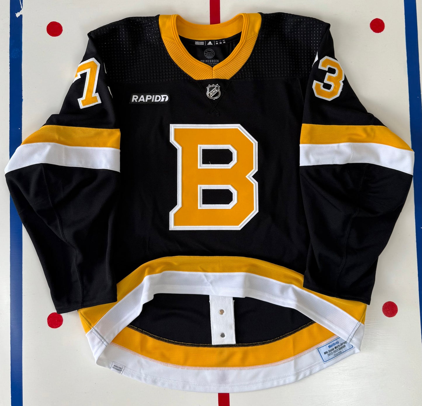 Boston Bruins Charlie McAvoy 2022-2023 Game Issued Alternate NHL Hockey Jersey (56/XXL)