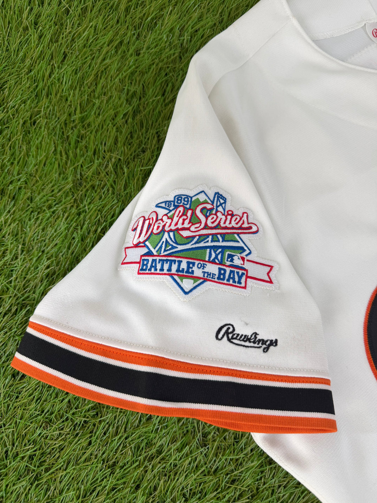 San Francisco Giants Will Clark 1989 World Series MLB Baseball Jersey (42/Large)