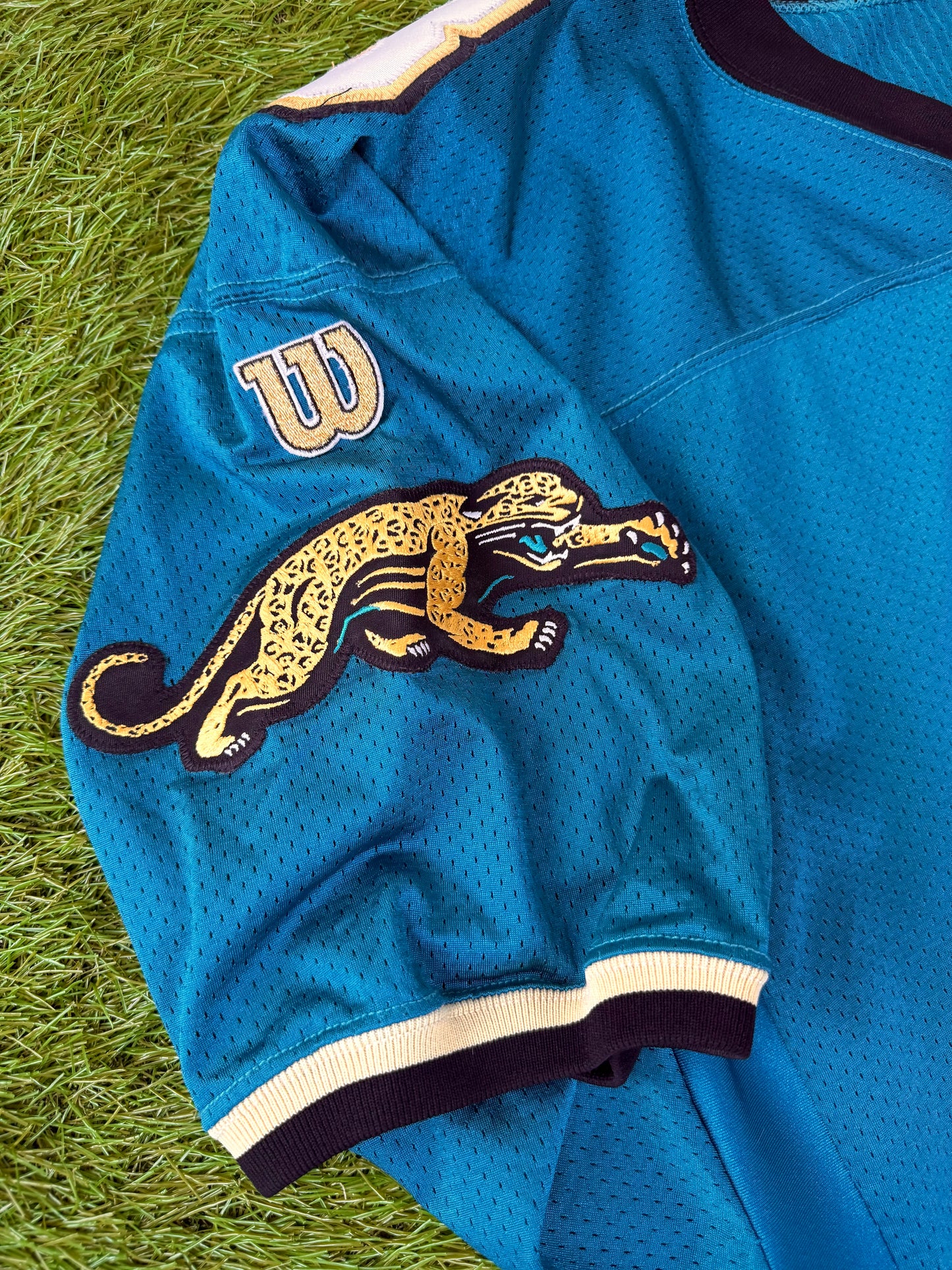 Jacksonville Jaguars Mark Brunell 1995-1996 NFL Football Jersey (48/XL)