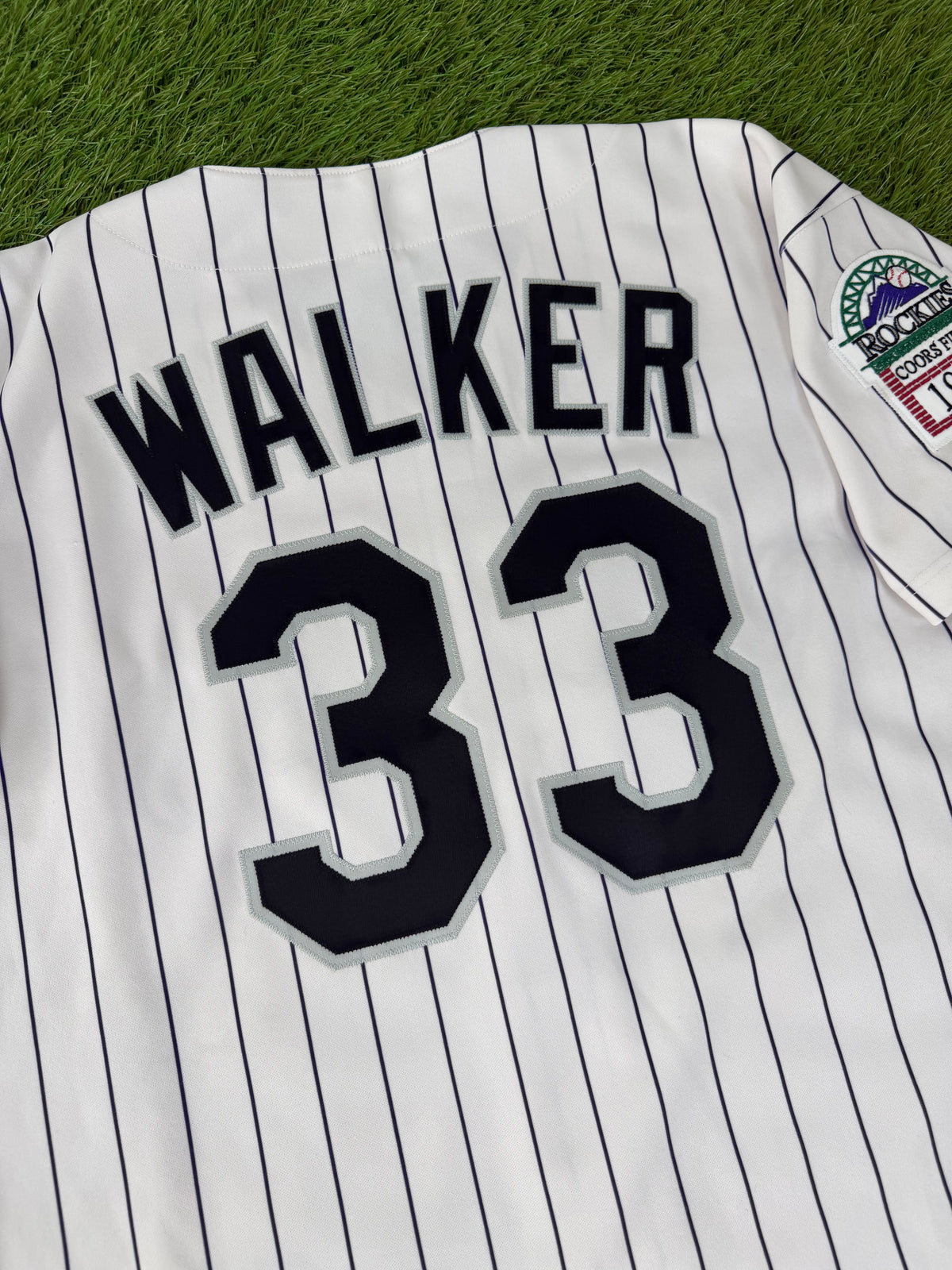 Colorado Rockies Larry Walker 1995 MLB Baseball Jersey (48/XL)