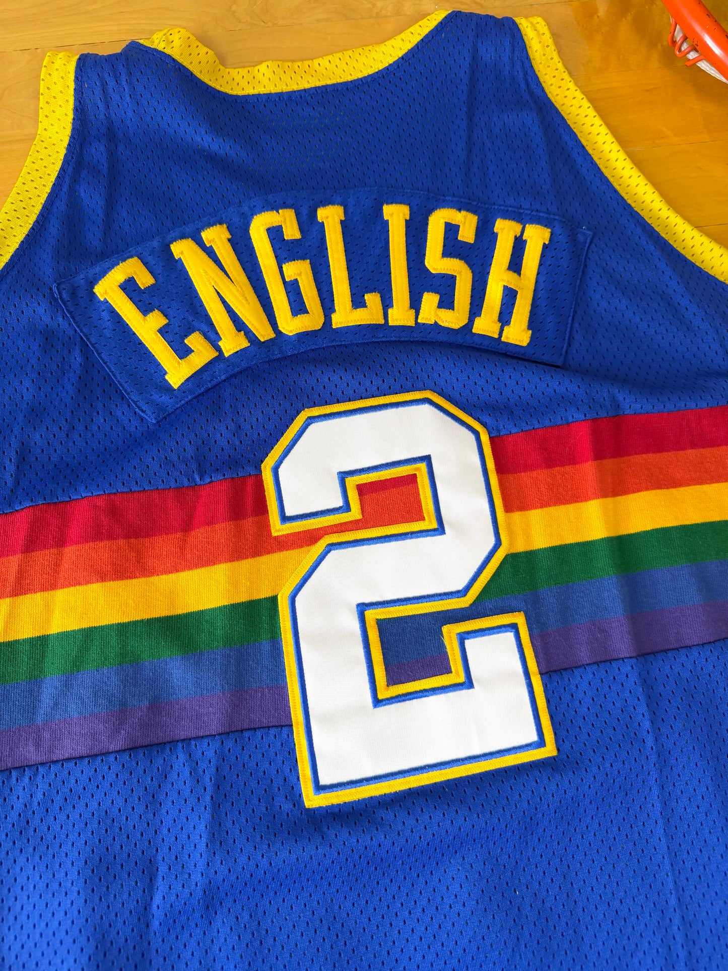 Denver Nuggets Alex English 1987-1988 NBA Basketball Jersey (48/XL)