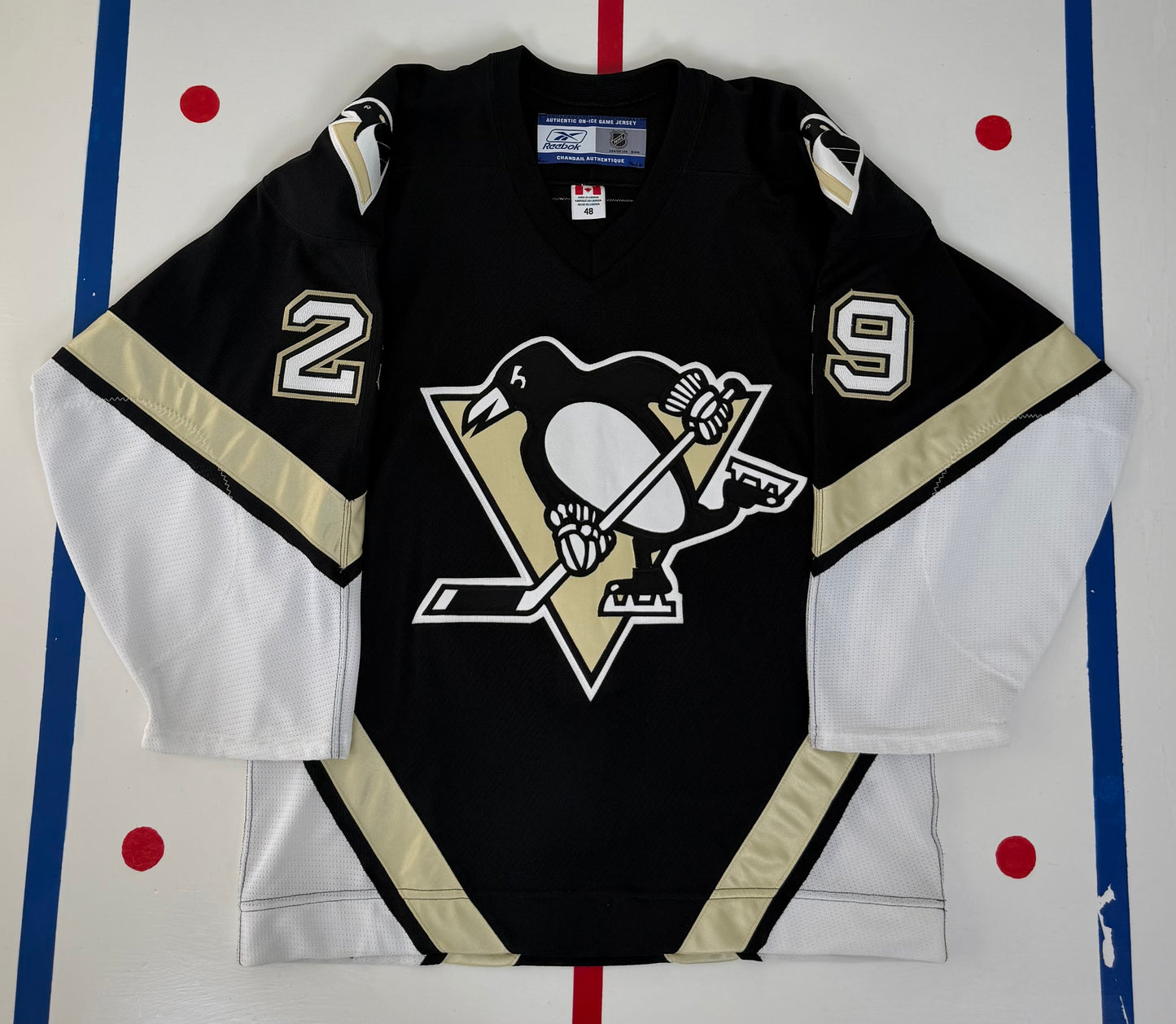 Pittsburgh Penguins Marc-Andre Fleury 2005-2007 NHL Hockey Jersey (48/Large)