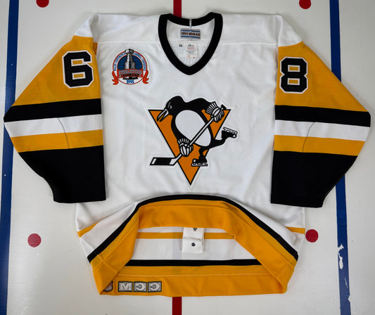 Pittsburgh Penguins Jaromir Jagr 1991 Stanley Cup Finals NHL Hockey Jersey (48/Large)