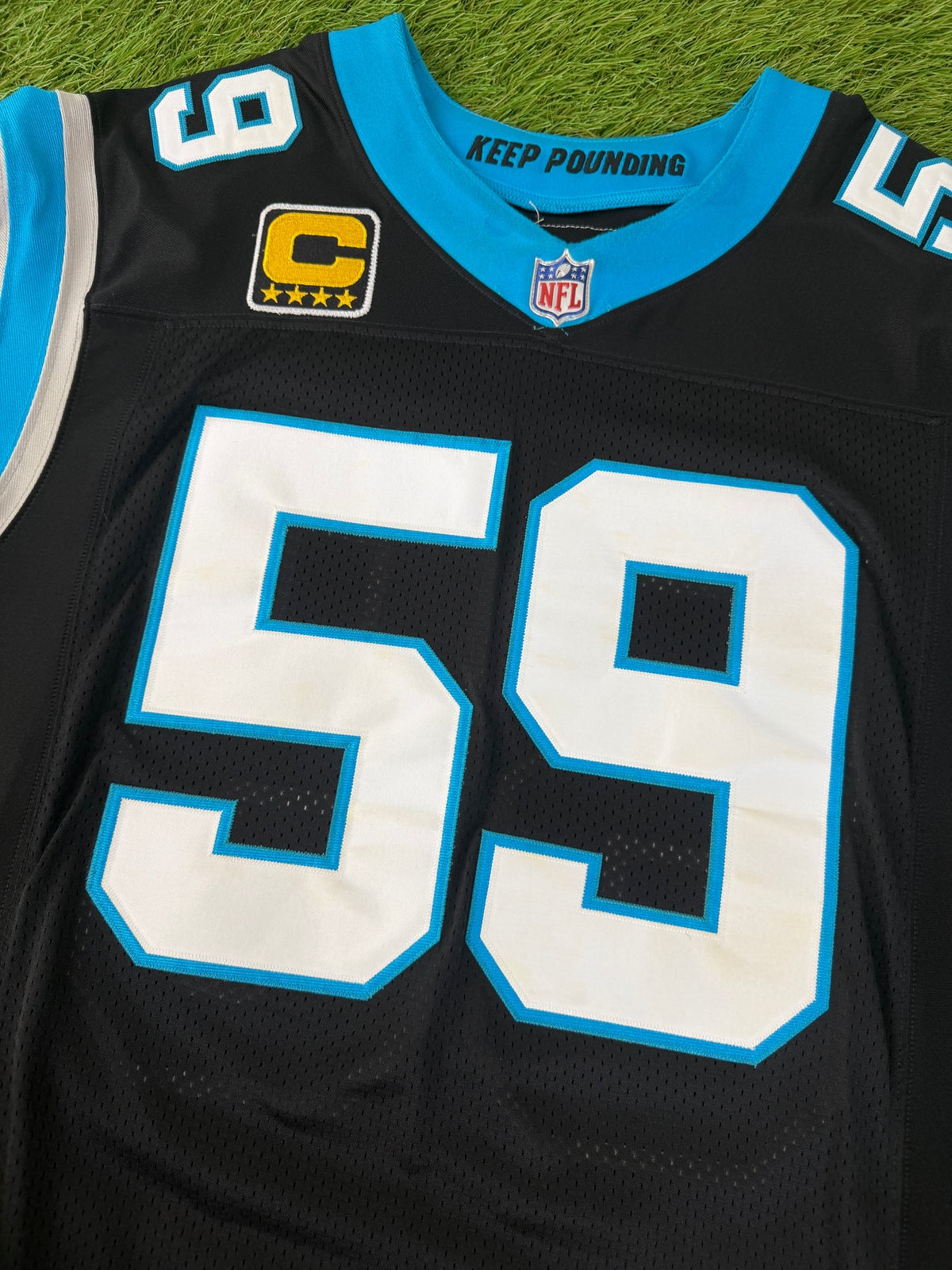 Carolina Panthers Luke Kuechly 2017 NFL Football Jersey (48/XL)
