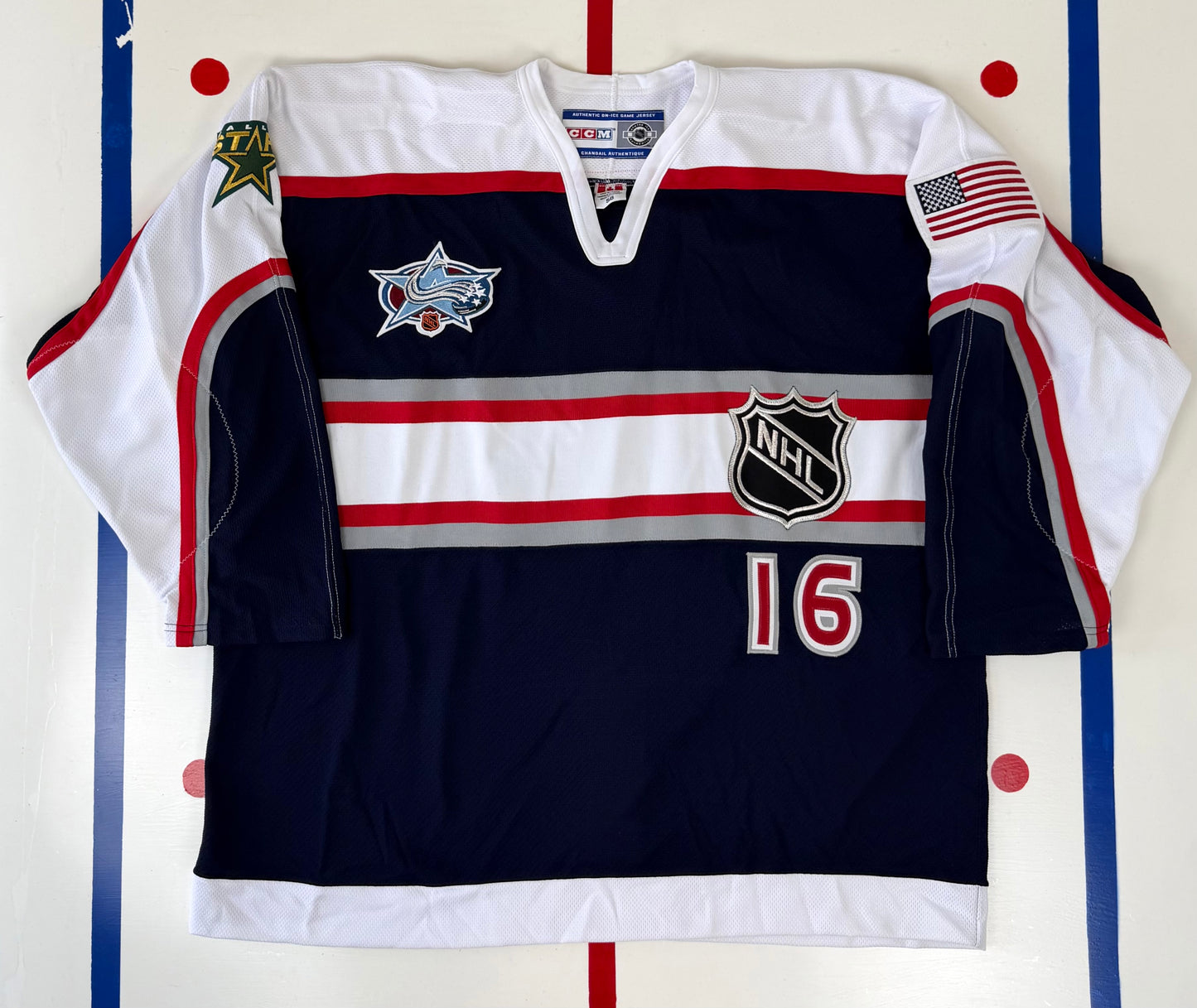Team North America Dallas Stars USA Brett Hull 2001 NHL All-Star Game Hockey Jersey (56/XXL)
