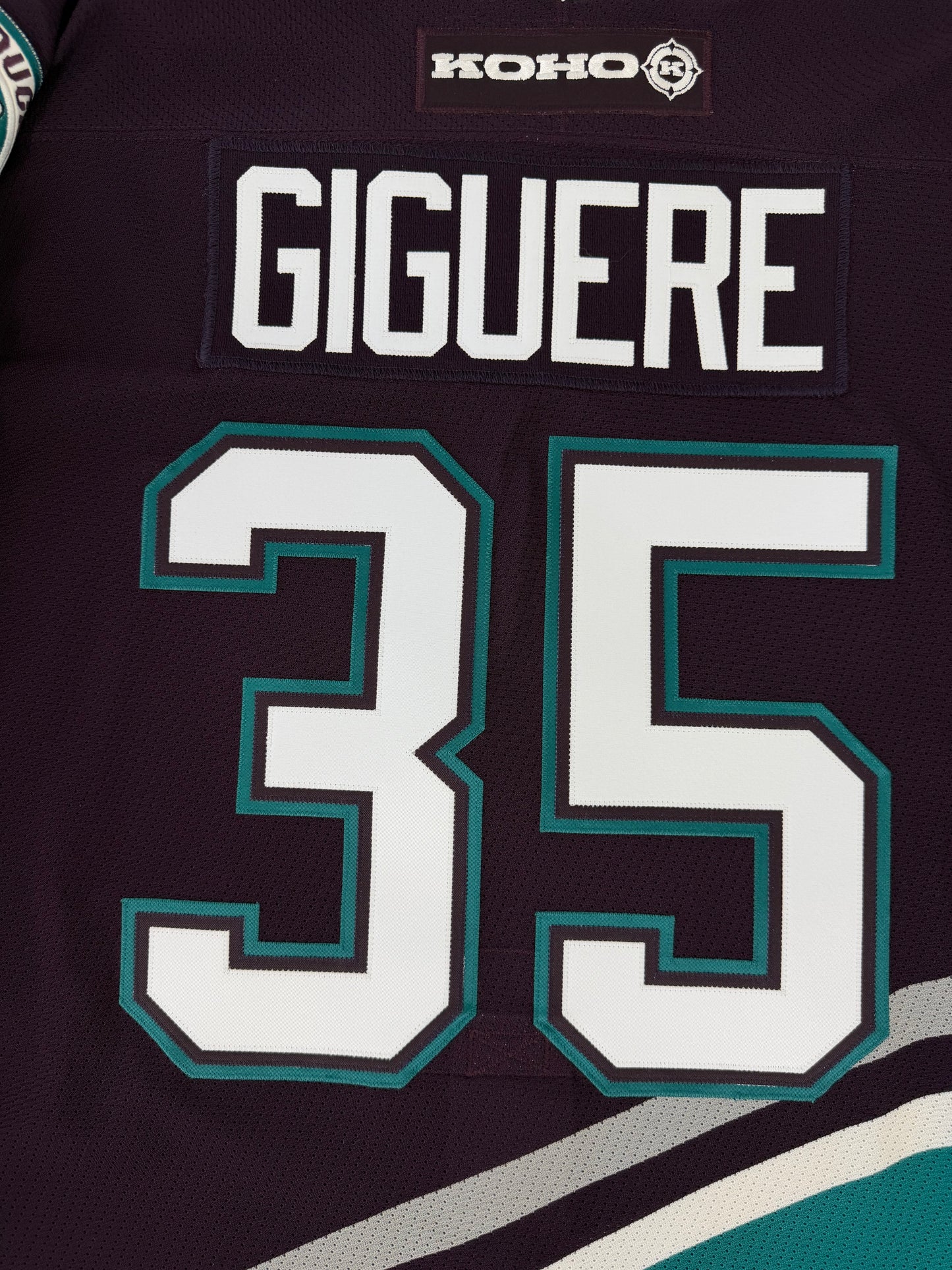 Mighty Ducks of Anaheim Jean-Sébastien Giguère 2003 Stanley Cup Finals NHL Hockey Jersey (56/XXL)
