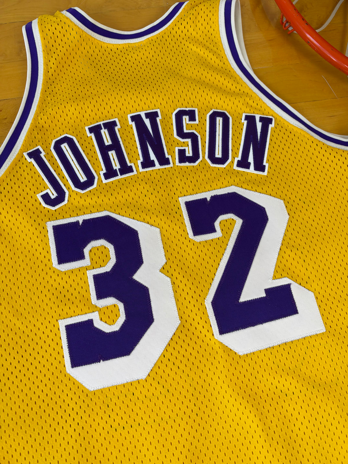 Los Angeles Lakers Magic Johnson 1985-1986 NBA Basketball Jersey (42/Large)