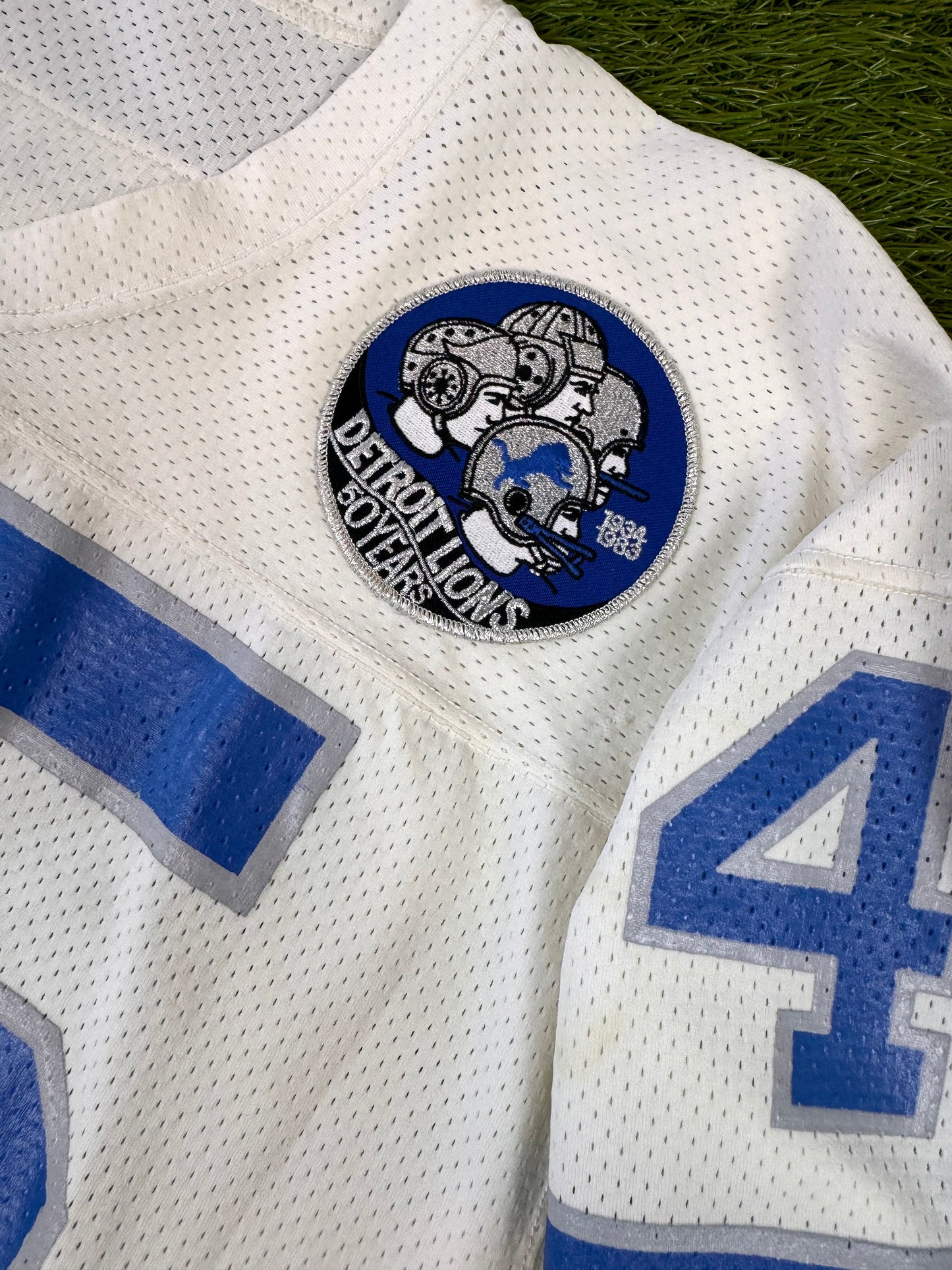 Detroit Lions 1983 Preseason Game Worn Wordord NFL Football Jersey (46/XL)