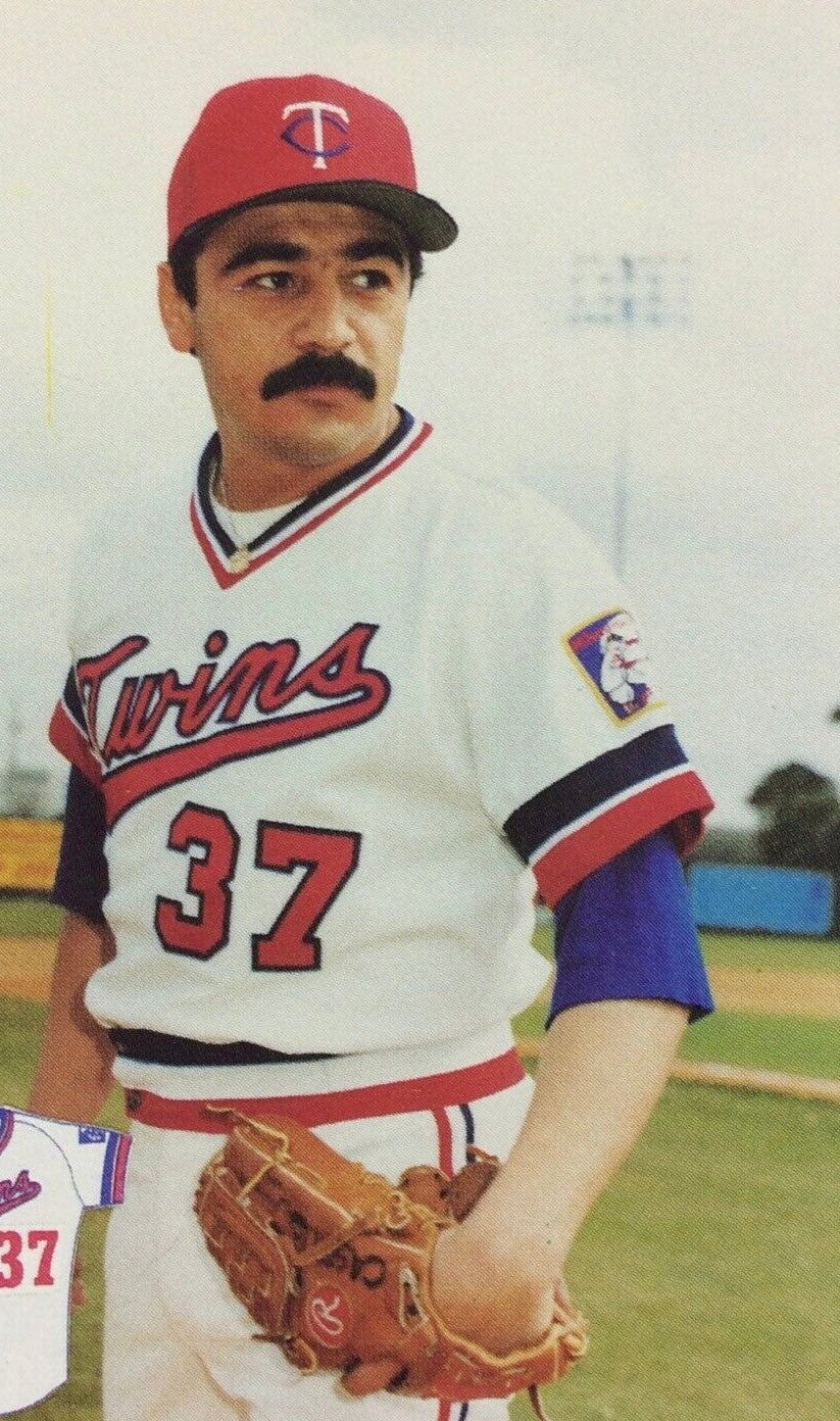 Minnesota Twins Bobby Castillo 1983 Game Worn MLB Baseball Jersey, Pants, and Stirrups (42/Medium)