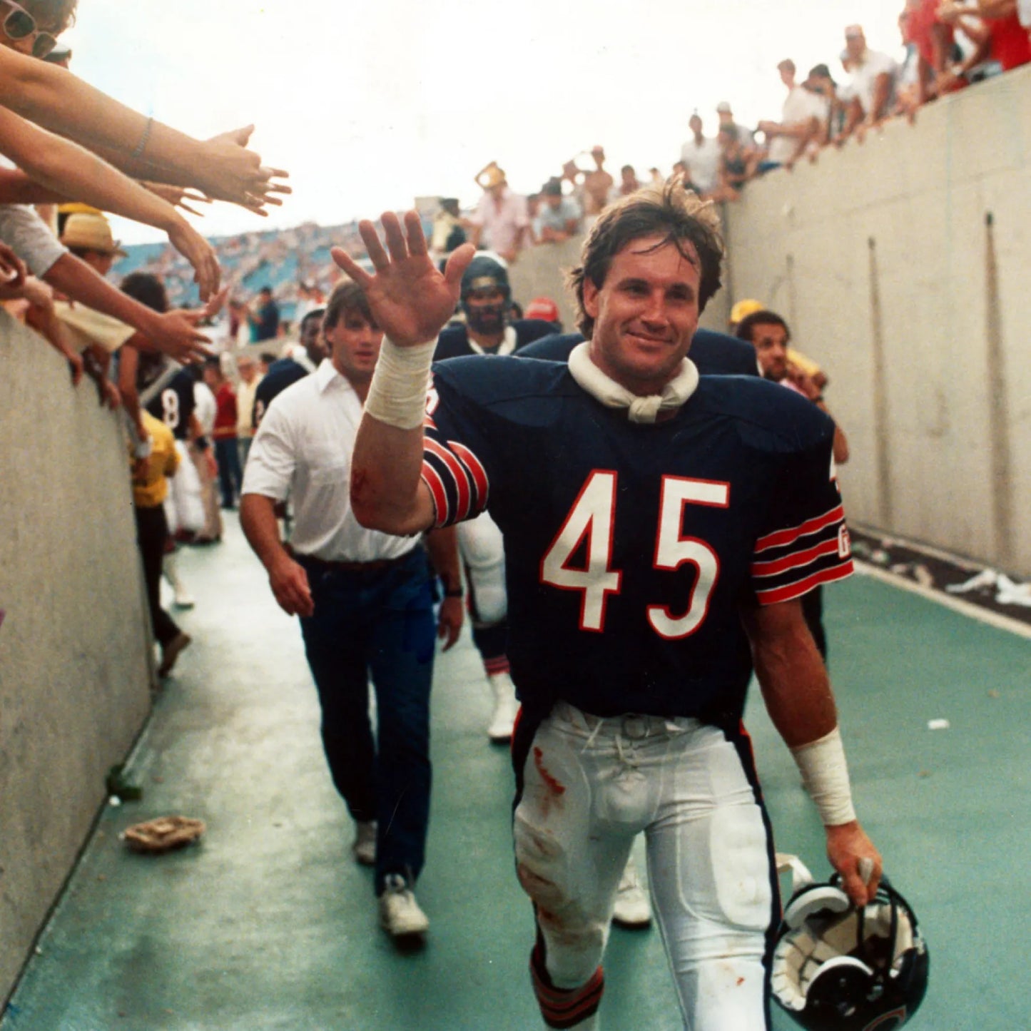 Chicago Bears Gary Fencik 1984-1985 NFL Football Jersey (36/Small)