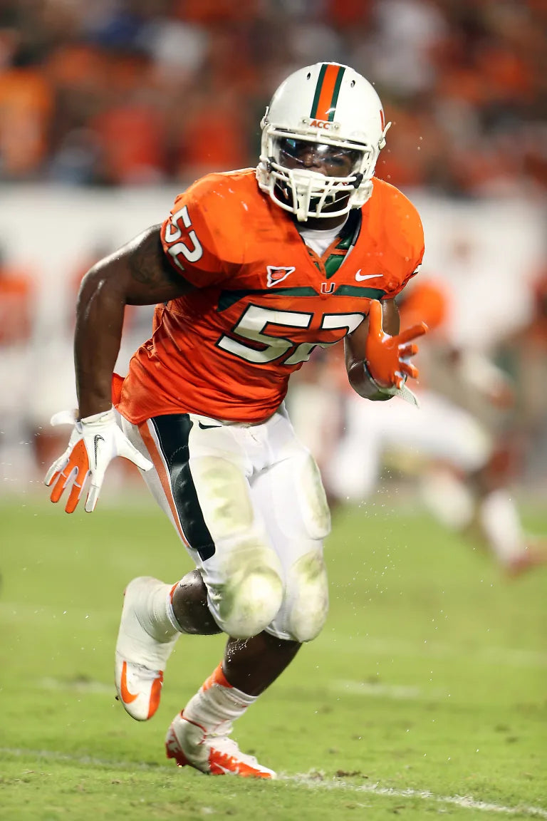 University of Miami Hurricanes Denzel Perryman 2014 College Football Jersey (48/XL)