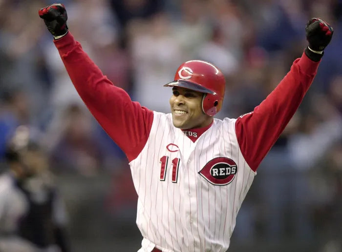 Cincinnati Reds Barry Larkin 1999 MLB Baseball Jersey and Undershirt (48/XL)