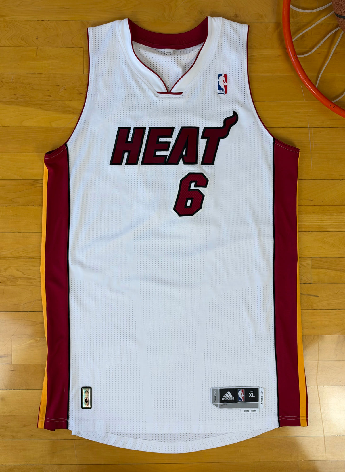 Miami Heat LeBron James 2010-2011 NBA Basketball Jersey (XL)