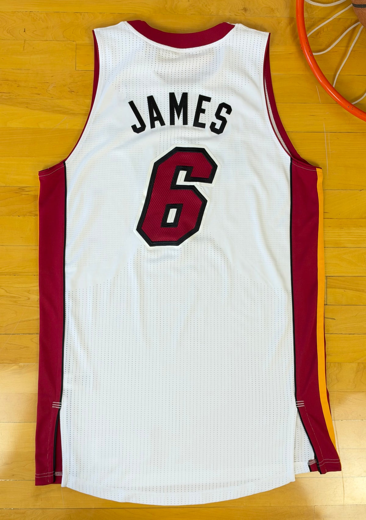 Miami Heat LeBron James 2010-2011 NBA Basketball Jersey (XL)