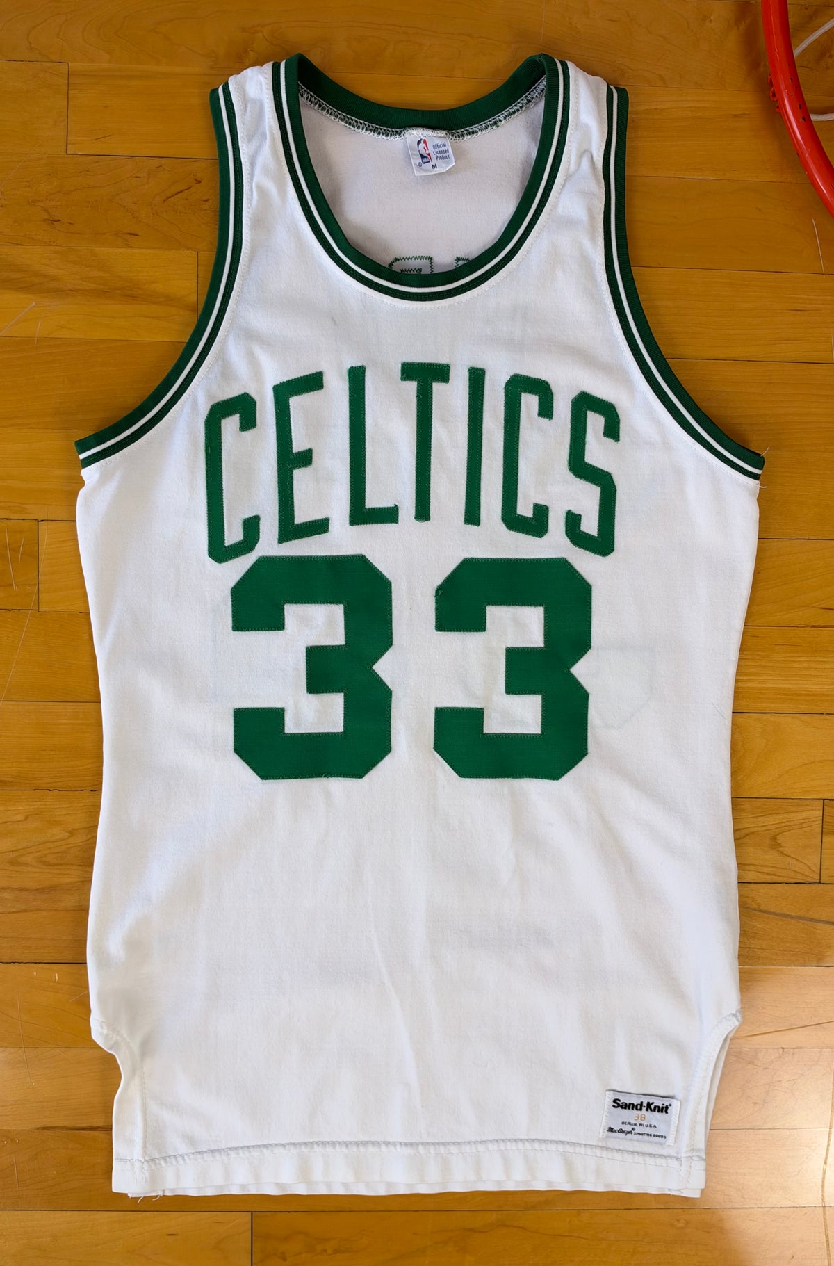 Boston Celtics Larry Bird 1986-1986 NBA Basketball Jersey (38/M)