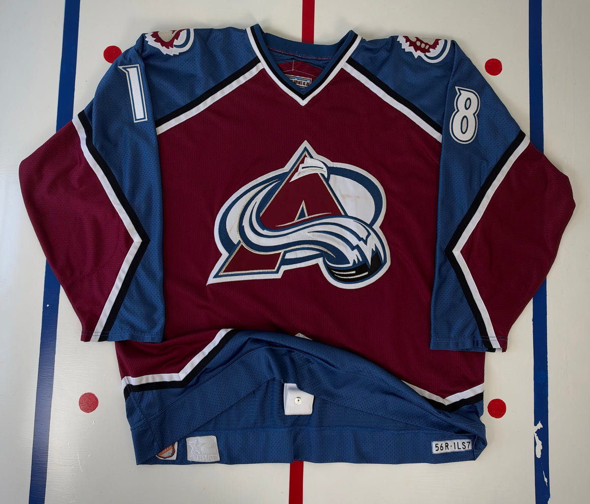 Colorado Avalanche 1996-1997 Adam Deadmarsh Game Worn NHL Hockey Jersey (56/XXL)