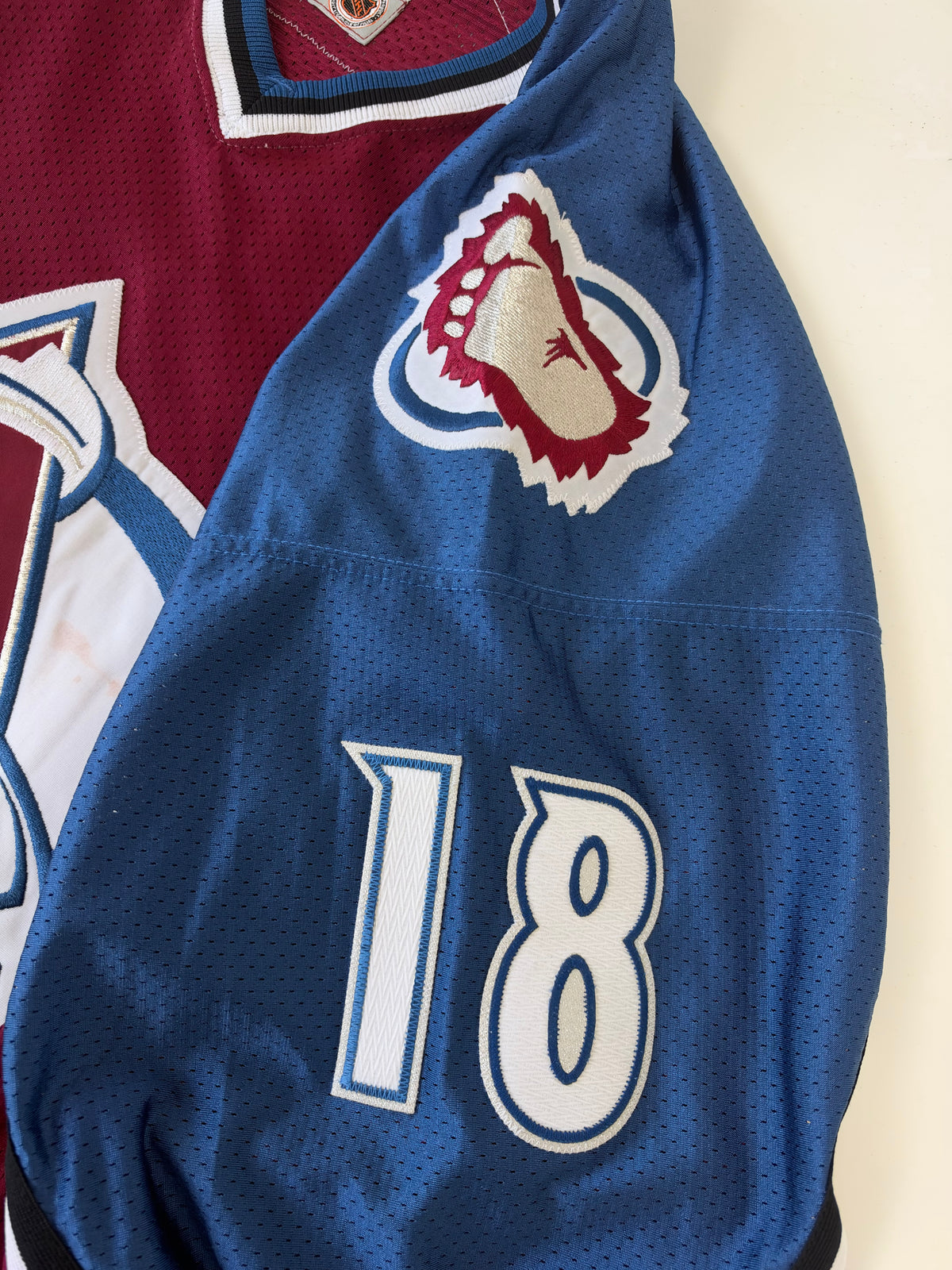 Colorado Avalanche 1996-1997 Adam Deadmarsh Game Worn NHL Hockey Jersey (56/XXL)
