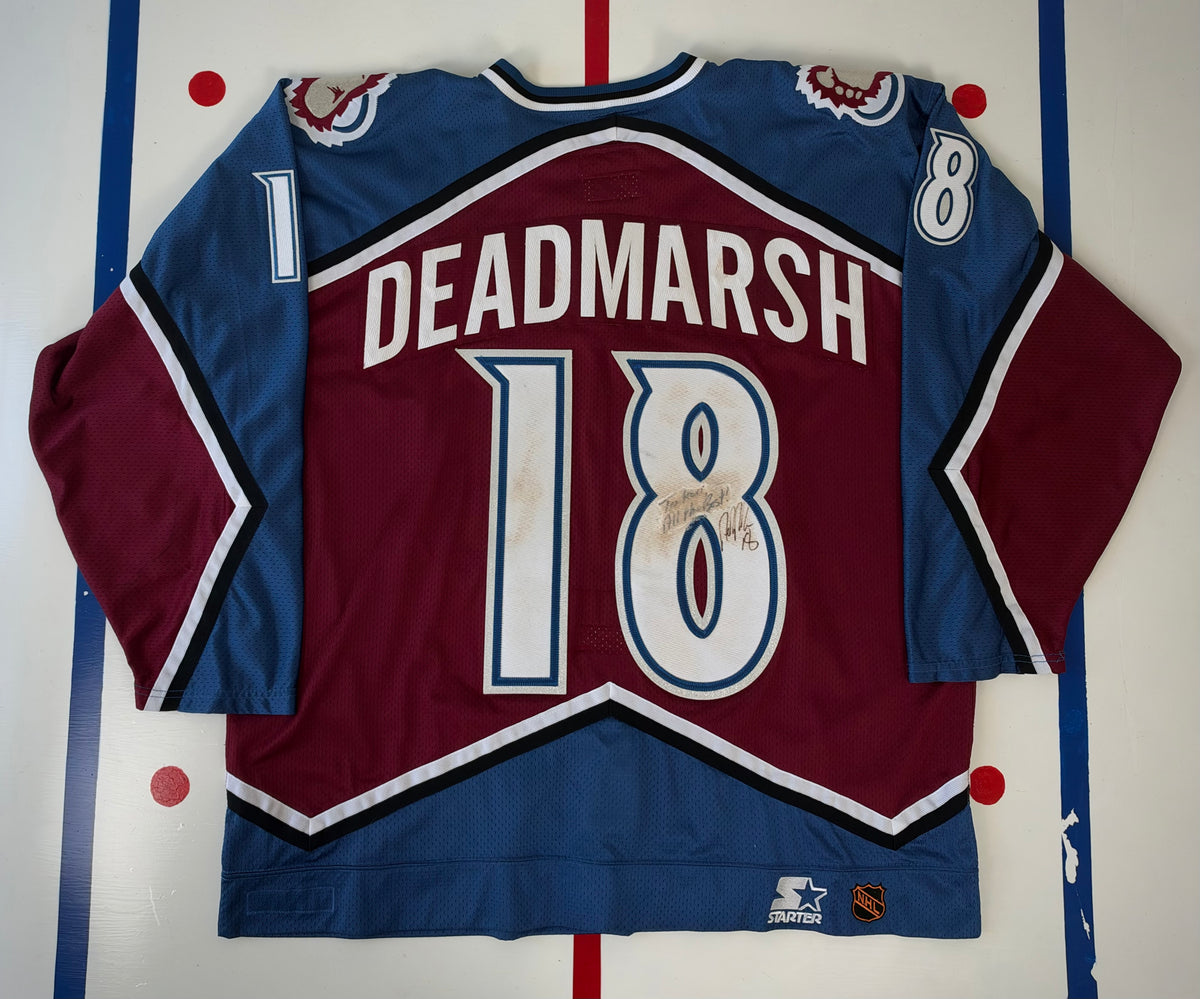 Colorado Avalanche 1996-1997 Adam Deadmarsh Game Worn NHL Hockey Jersey (56/XXL)