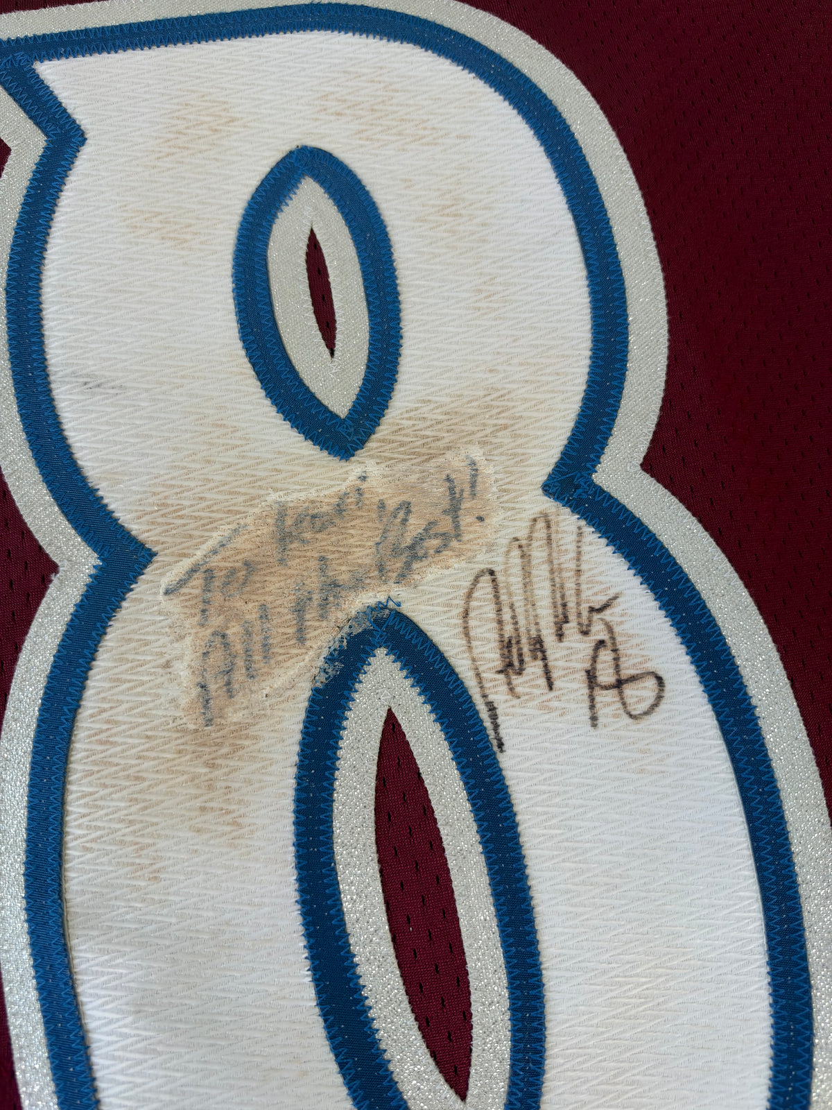 Colorado Avalanche 1996-1997 Adam Deadmarsh Game Worn NHL Hockey Jersey (56/XXL)