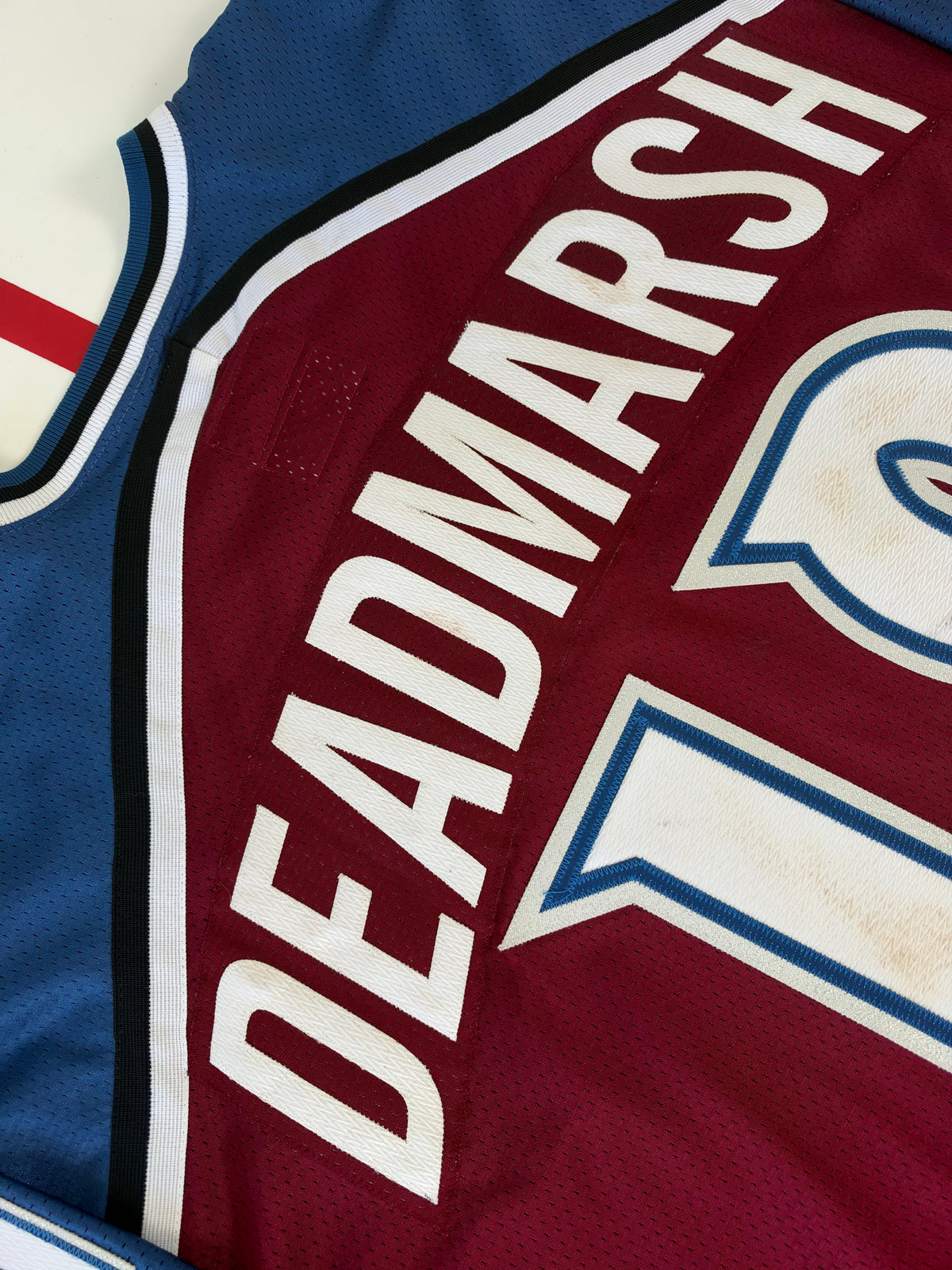 Colorado Avalanche 1996-1997 Adam Deadmarsh Game Worn NHL Hockey Jersey (56/XXL)