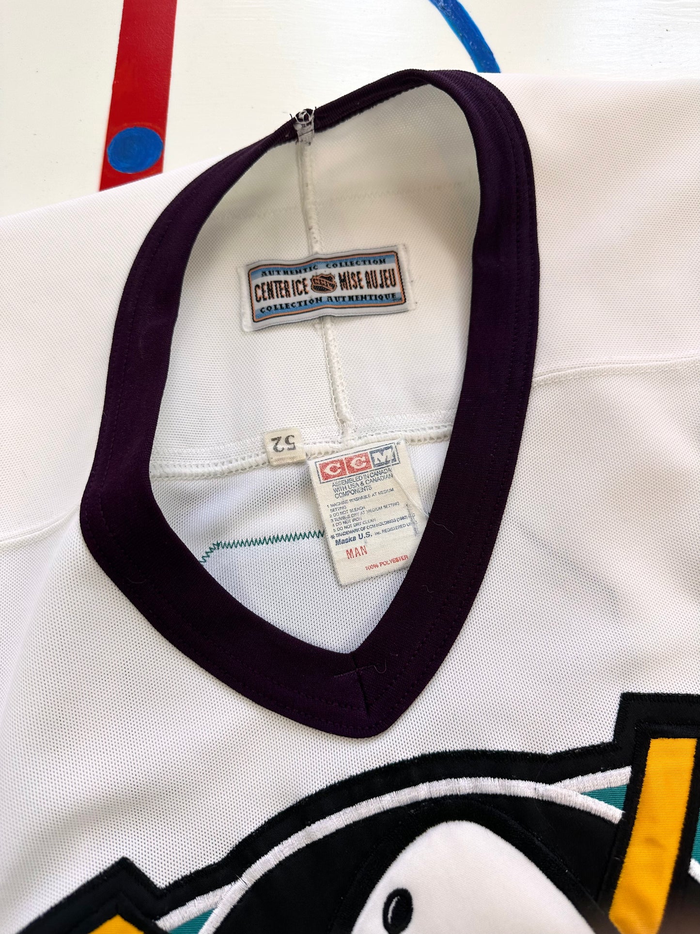 Anaheim Mighty Ducks 1996 Teemu Selanne NHL Hockey Jersey (52/XL)