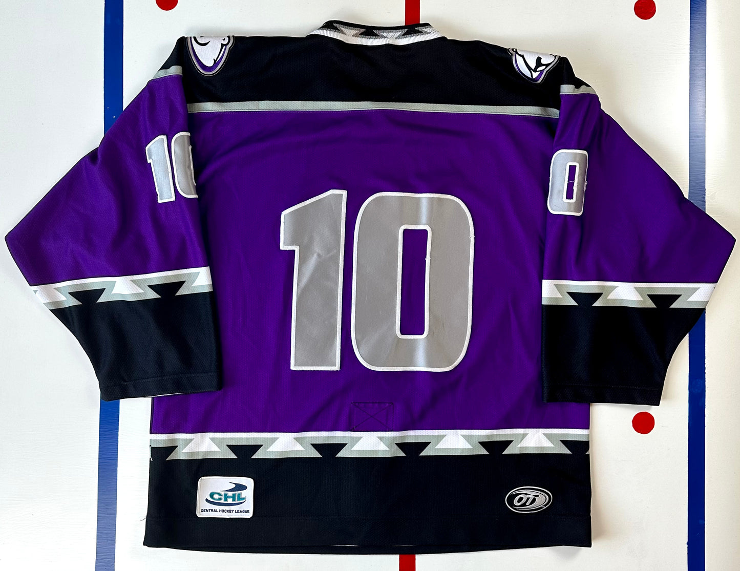Indianapolis Ice 2000-2001 Lubos Krajcovic Game Worn Alternate CHL Hockey Jersey (XXL)