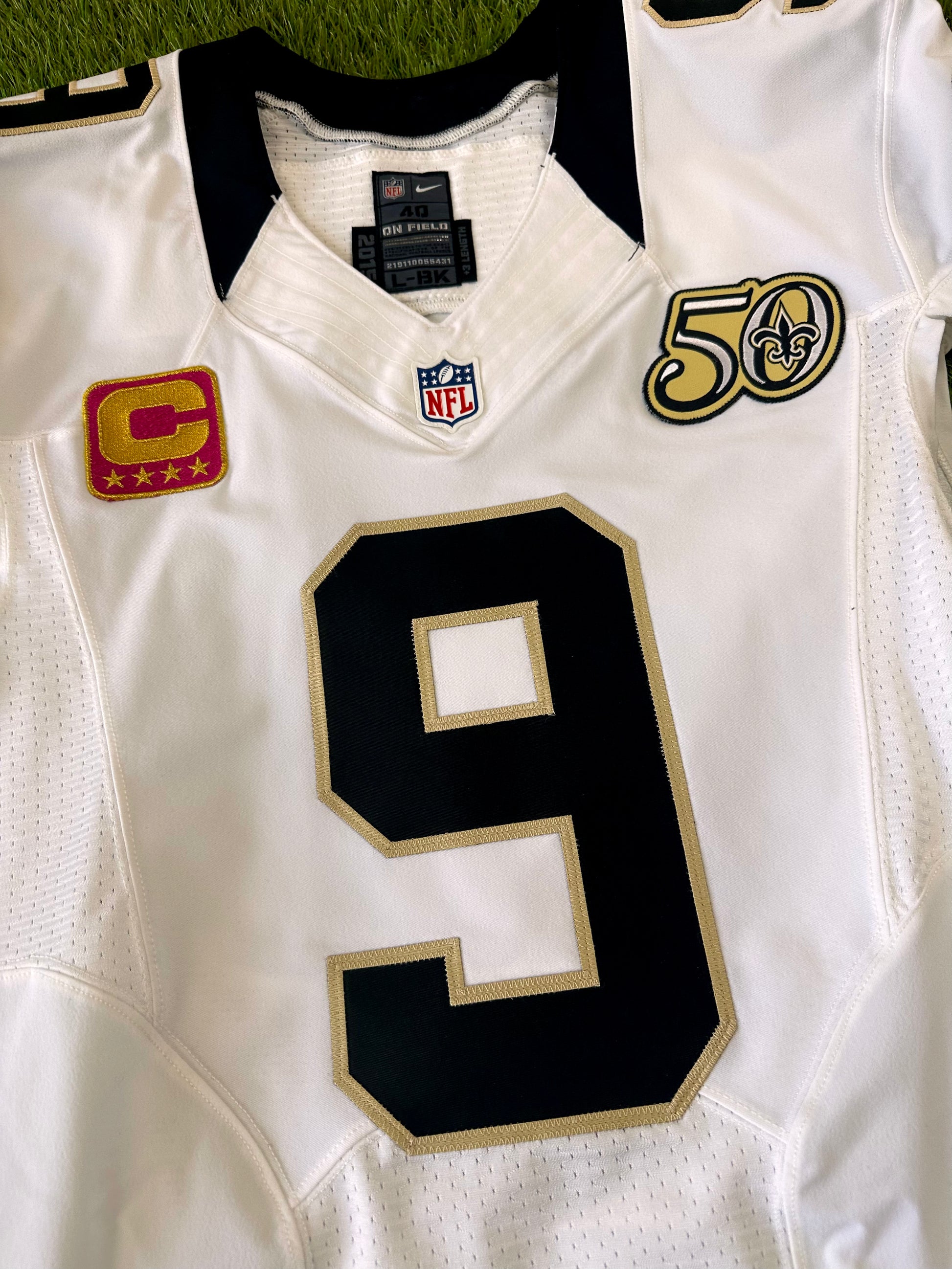 New Orleans Saints Drew Brees 2016 NFL Football Jersey 40 Medium