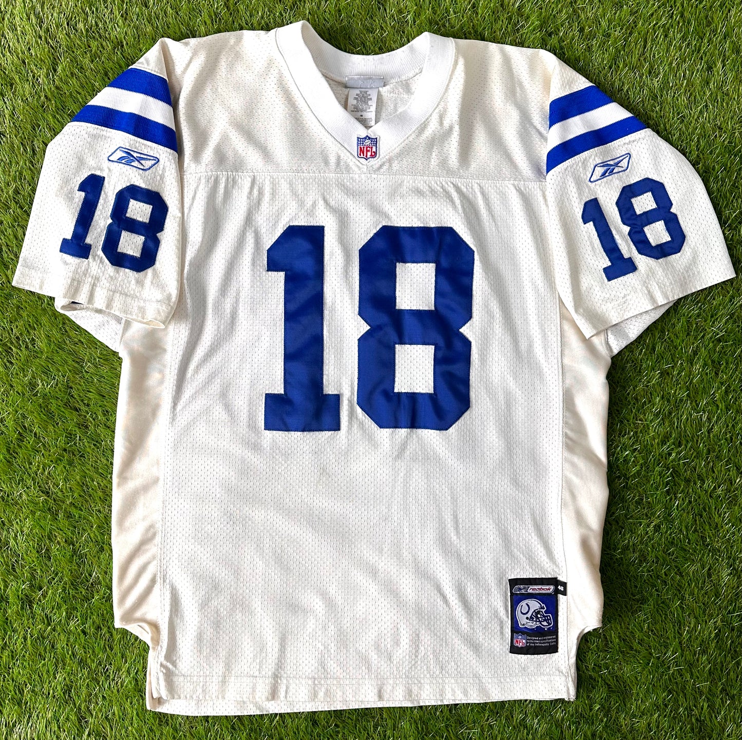 Indianapolis Colts Peyton Manning 2001 NFL Football Jersey (48/XL)