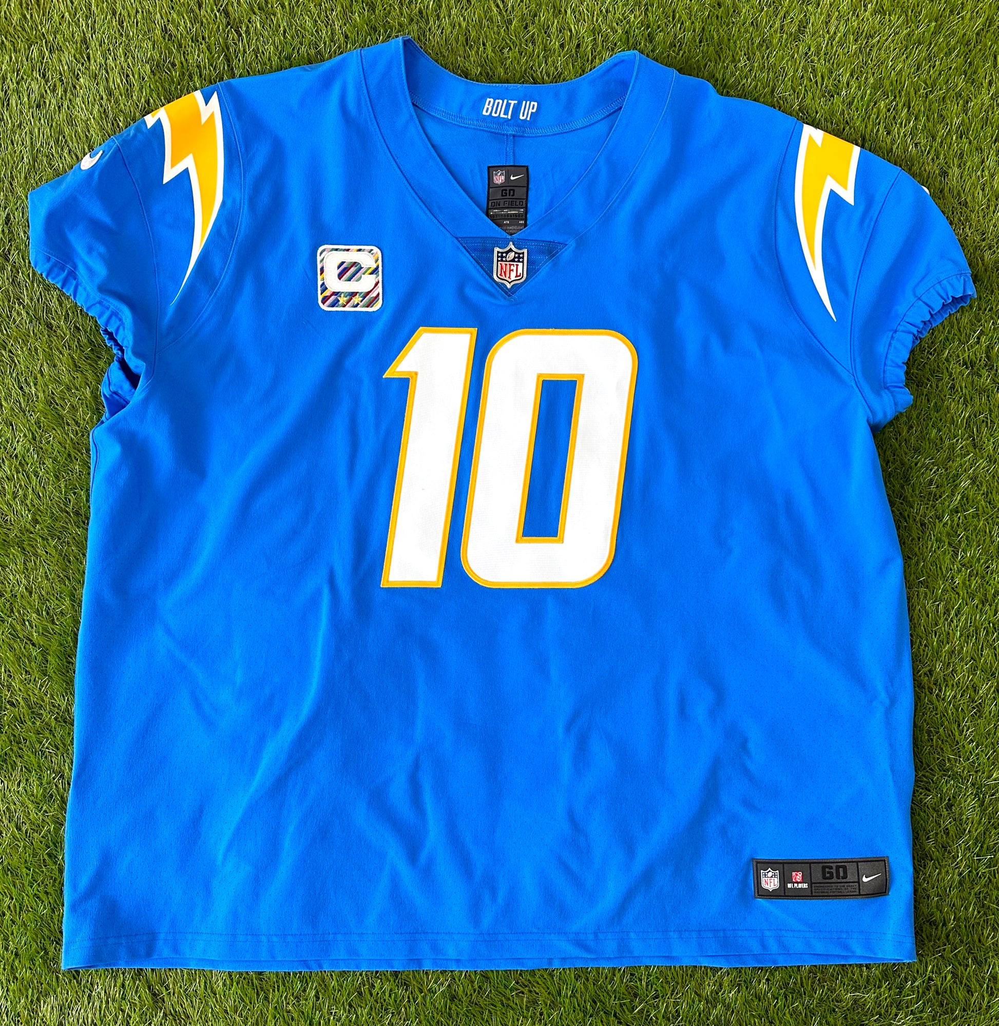 Los Angeles Chargers 2022 Justin Herbert NFL Football Jersey (60