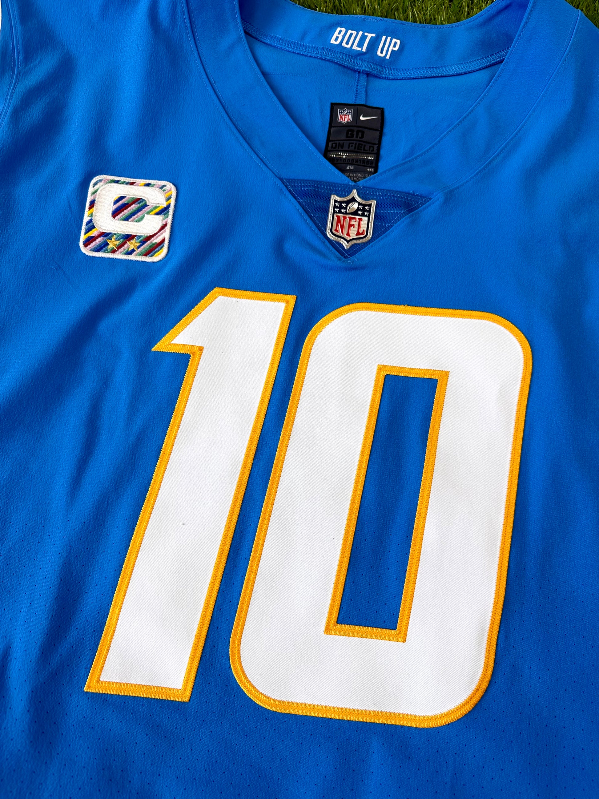 Justin Herbert Los Angeles Chargers men's large NFL jersey - clothing &  accessories - by owner - apparel sale 