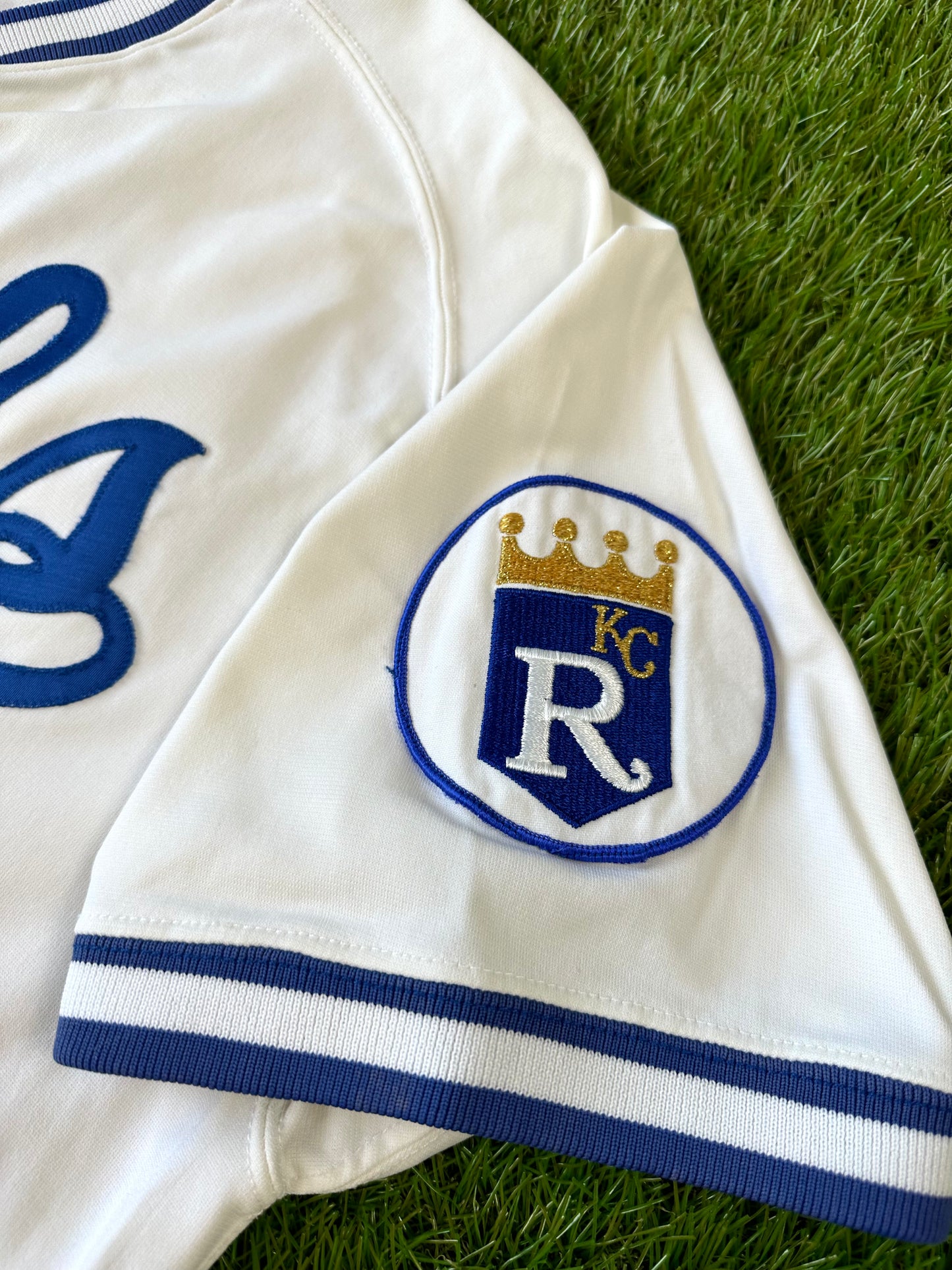 Kansas City Royals 1992 George Brett MLB Baseball Jersey (44/Large)