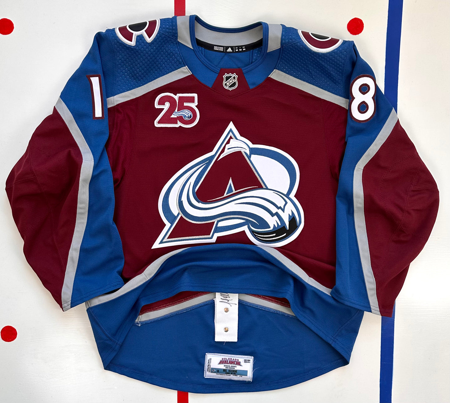 Colorado Avalanche 2021 Alex Newhook NHL Hockey Jersey (54/XL)