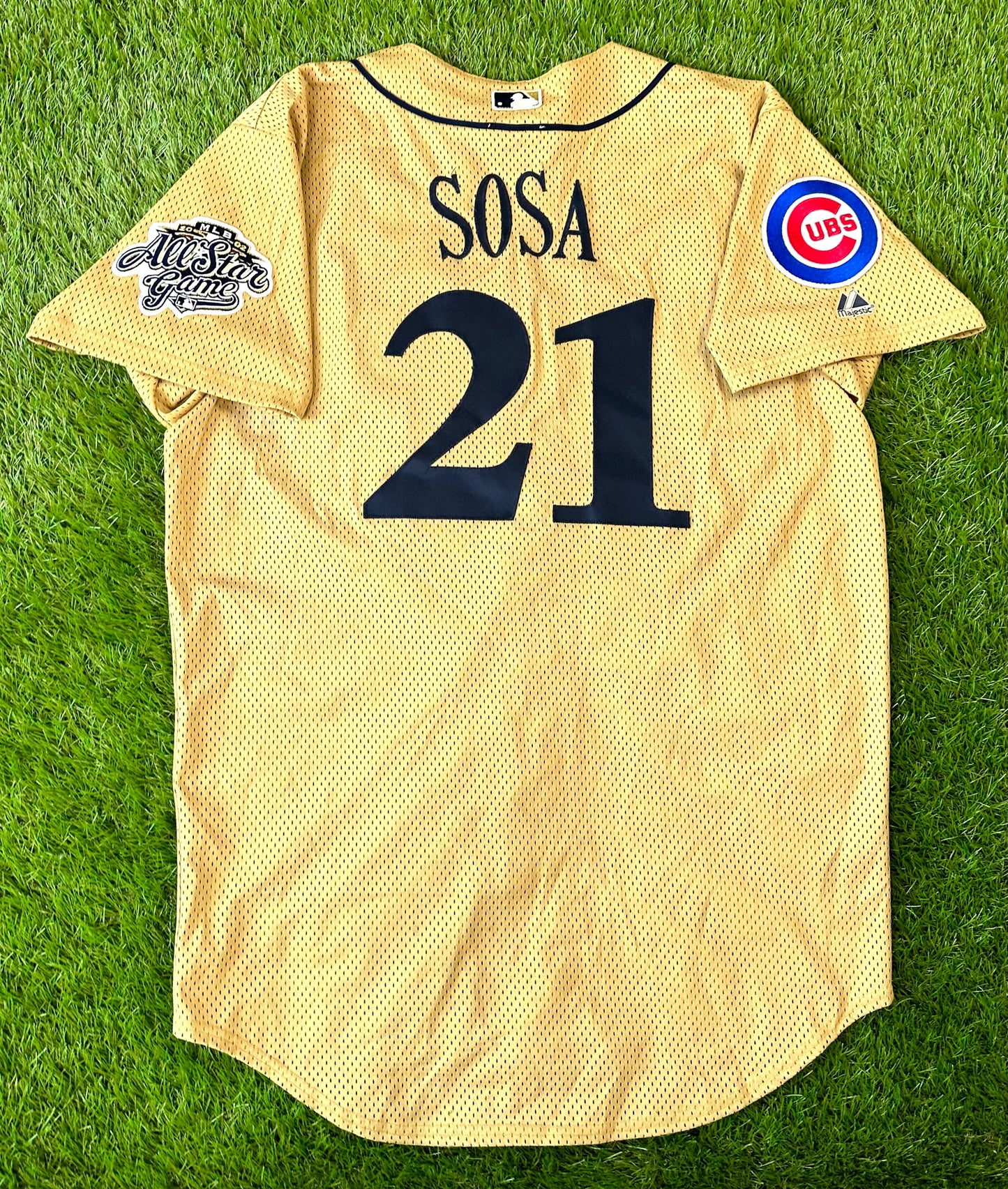 Sammy Sosa 2002 Home Run Derby Chicago Cubs MLB Baseball Jersey (Large)