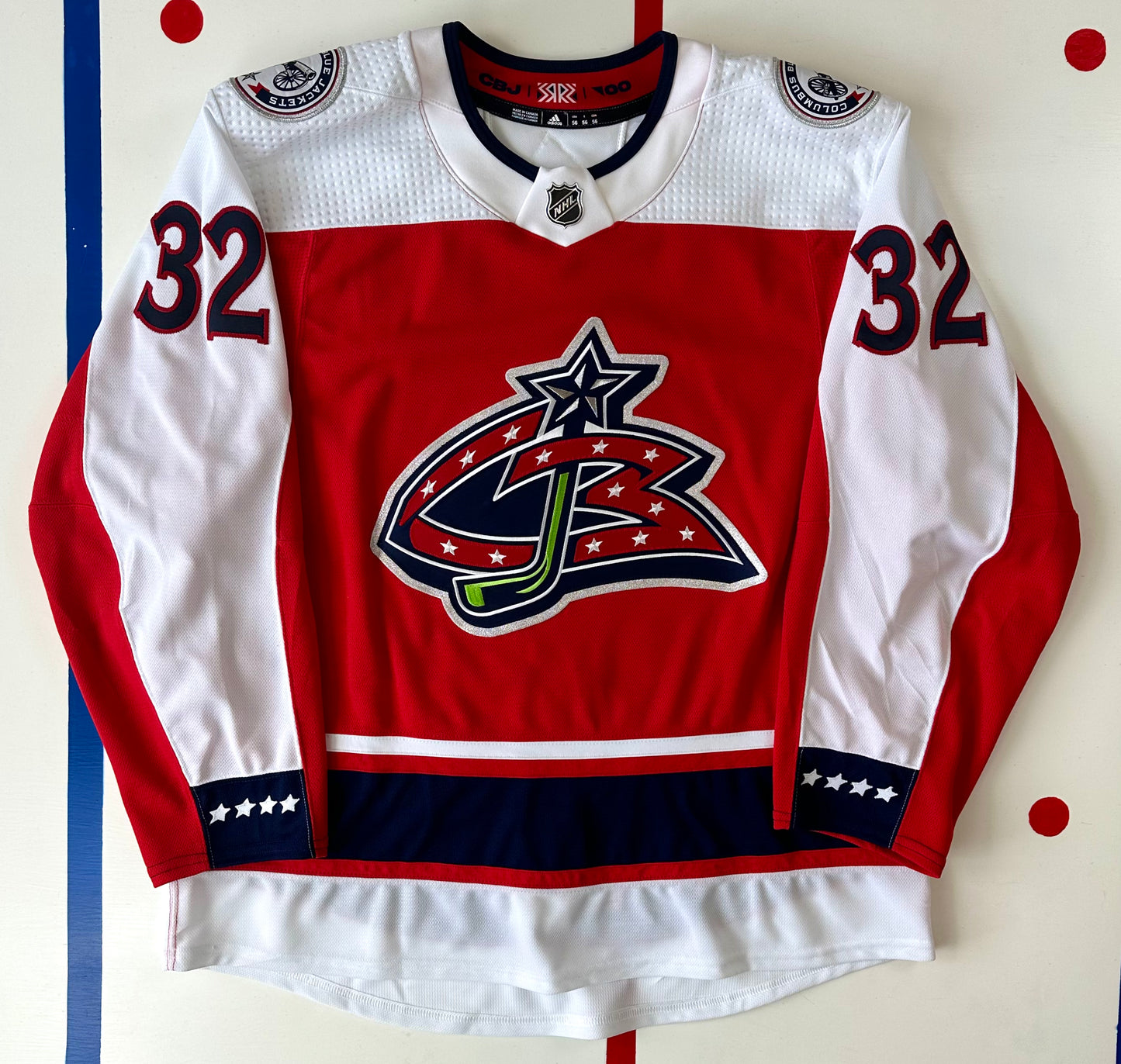 Columbus Blue Jackets Jake Christiansen 2021 Reverse Retro 1.0 NHL Hockey Jersey (56/XXL)