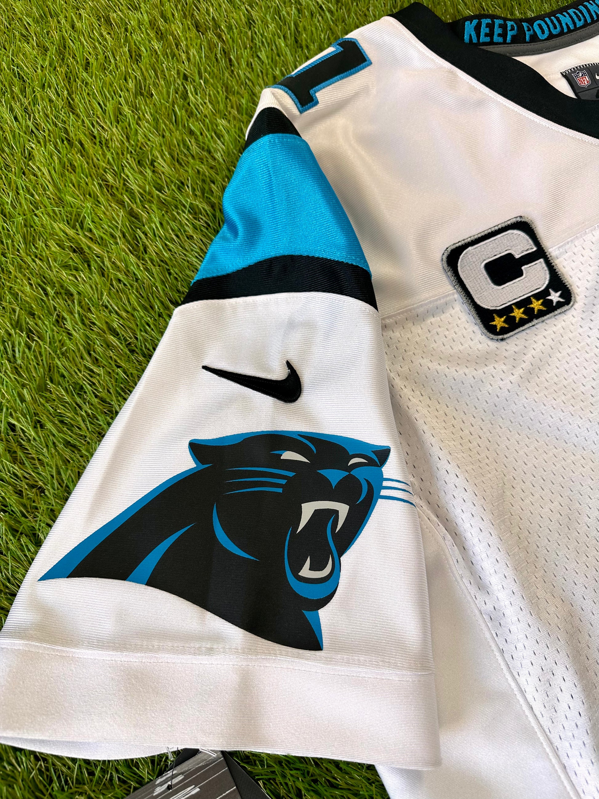 Cam newton authentic clearance jersey