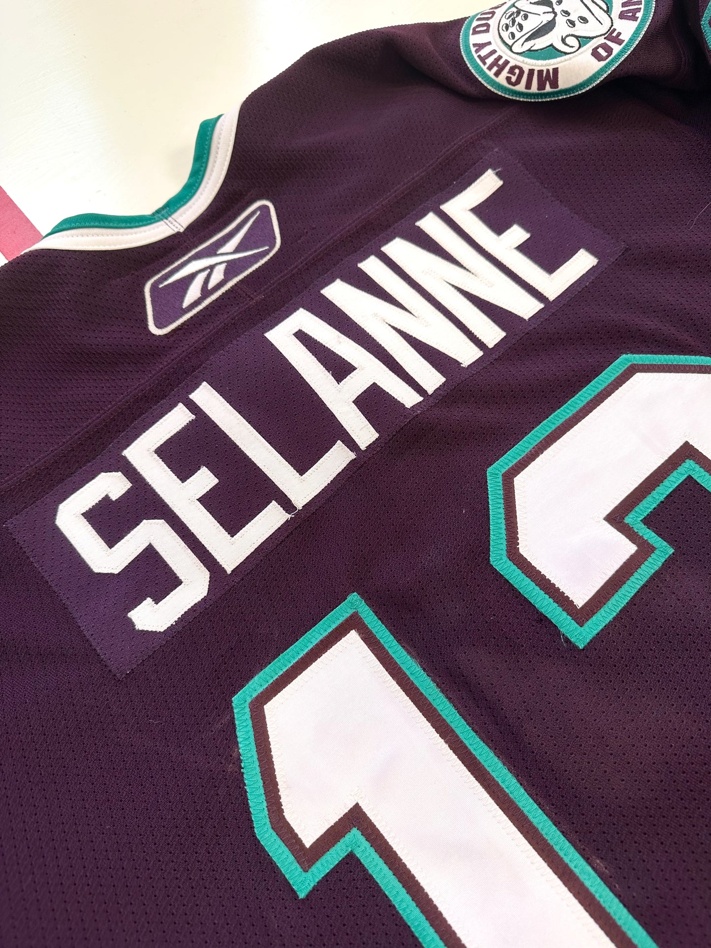 Anaheim Mighty Ducks 2005-2006 Teemu Selanne NHL Hockey Jersey (46/Medium)