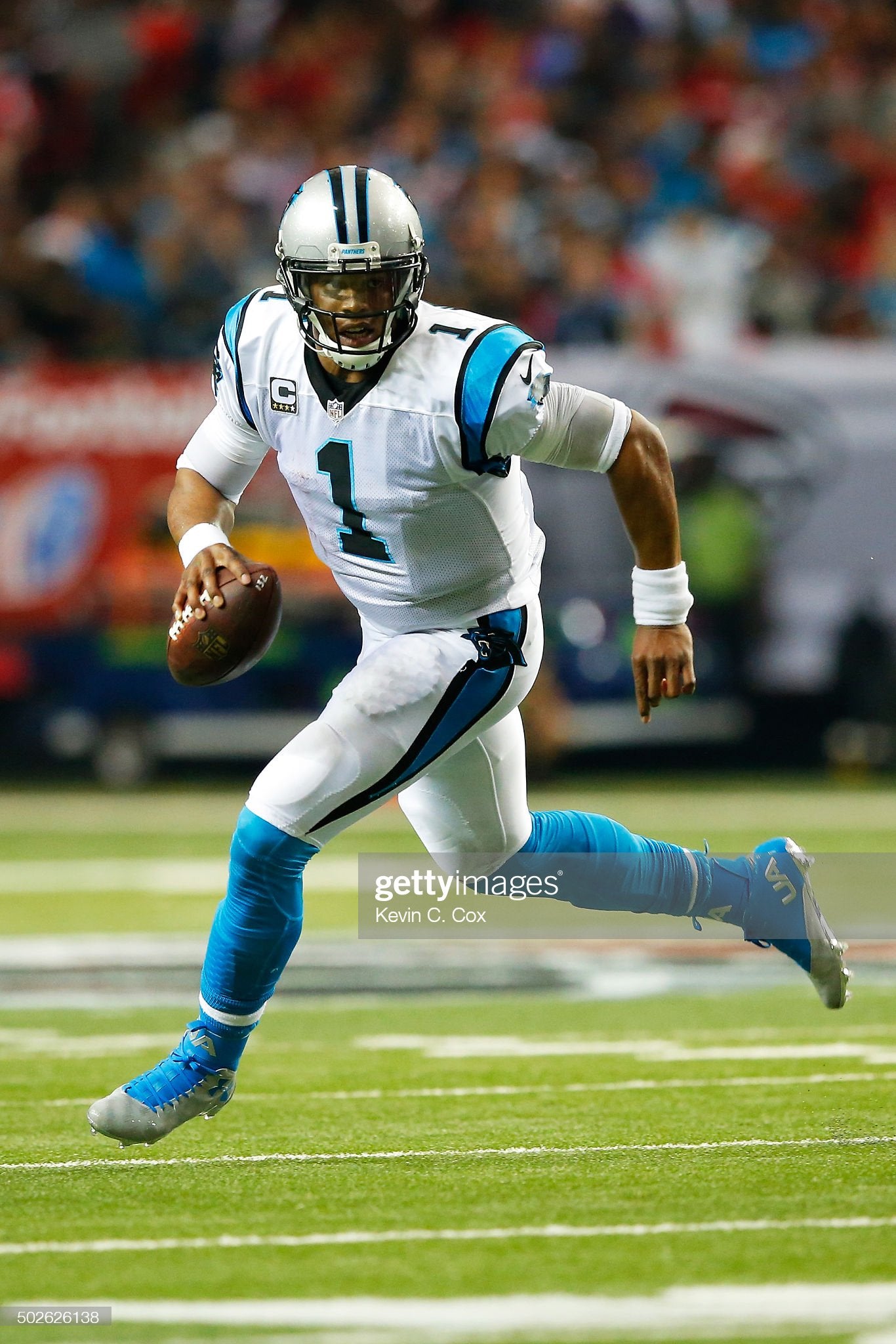 Carolina Panthers Cam Newton 2015 NFL Football Jersey (48/XL)