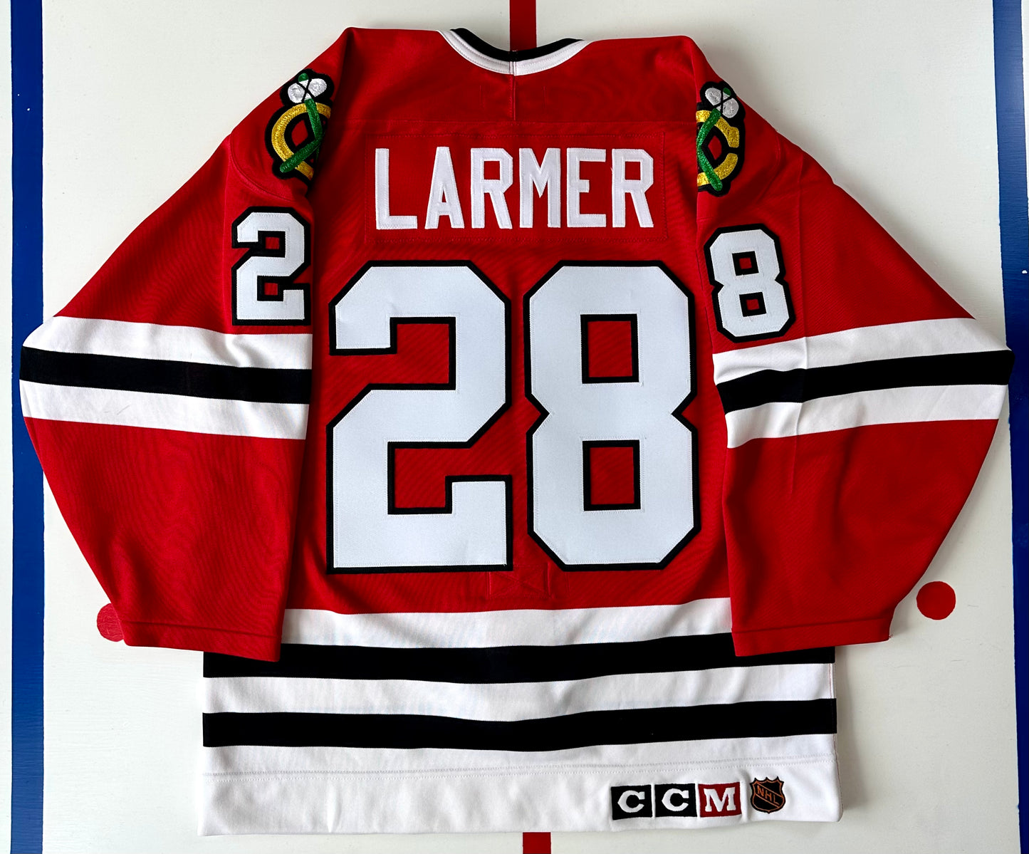 Chicago Blackhawks 1991-1992 Steve Larmer NHL Hockey Jersey (44/Medium)