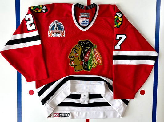 Chicago Blackhawks Jeremy Roenick 1992 Stanley Cup Finals NHL Hockey Jersey (52/XL)