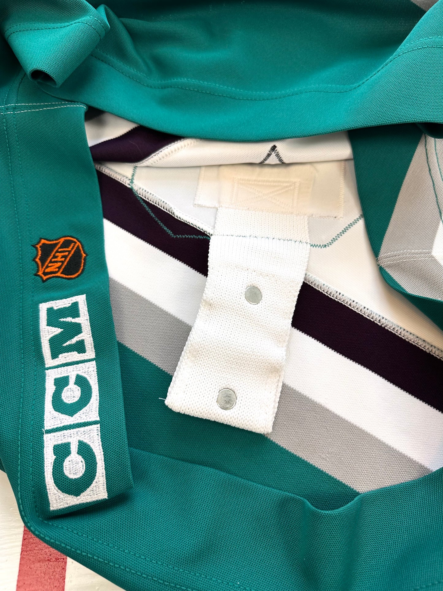 Anaheim Mighty Ducks 1996 Teemu Selanne NHL Hockey Jersey (52/XL)