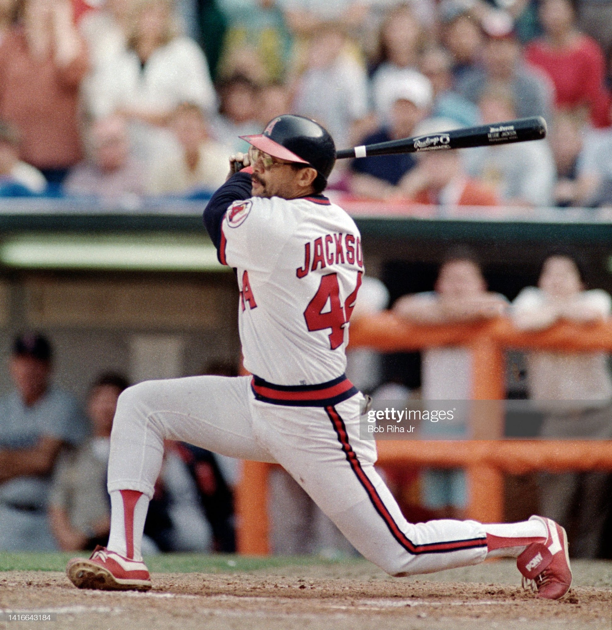 California Angels Reggie Jackson 1986 MLB Baseball Jersey (38