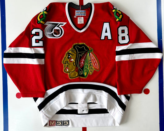 Chicago Blackhawks 1991-1992 Steve Larmer NHL Hockey Jersey (44/Medium)