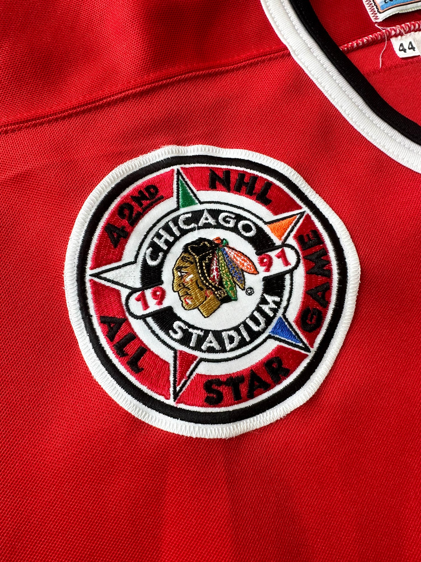 Chicago Blackhawks 1990-1991 Dominik Hasek NHL Hockey Jersey (44/Medium)