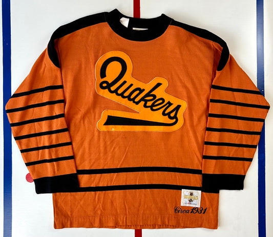 Philadelphia Quakers 1931 Wool Sweater NHL Hockey Jersey (XL)