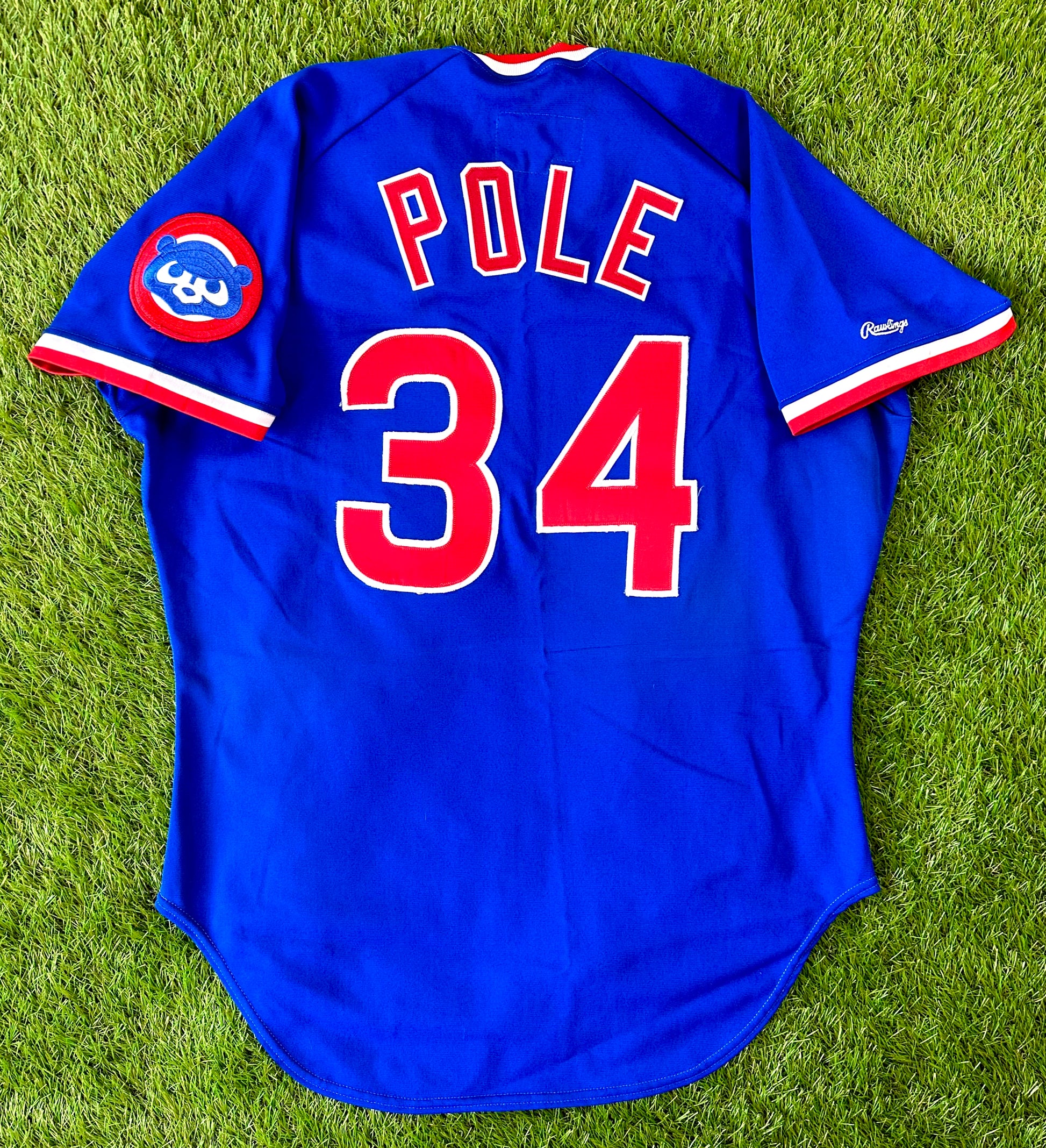 Chicago Cubs Dick Pole 1988 Game Worn MLB Baseball Jersey (46/Large)