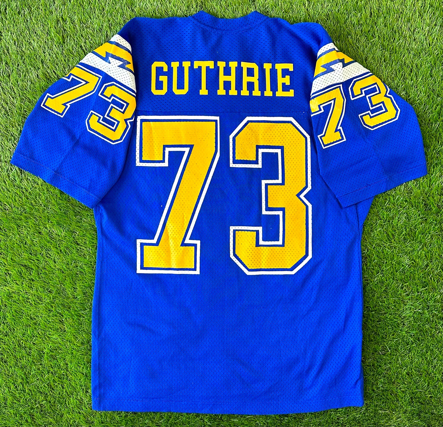 San Diego Chargers 1984 Keith Guthrie NFL Football Jersey (Large)